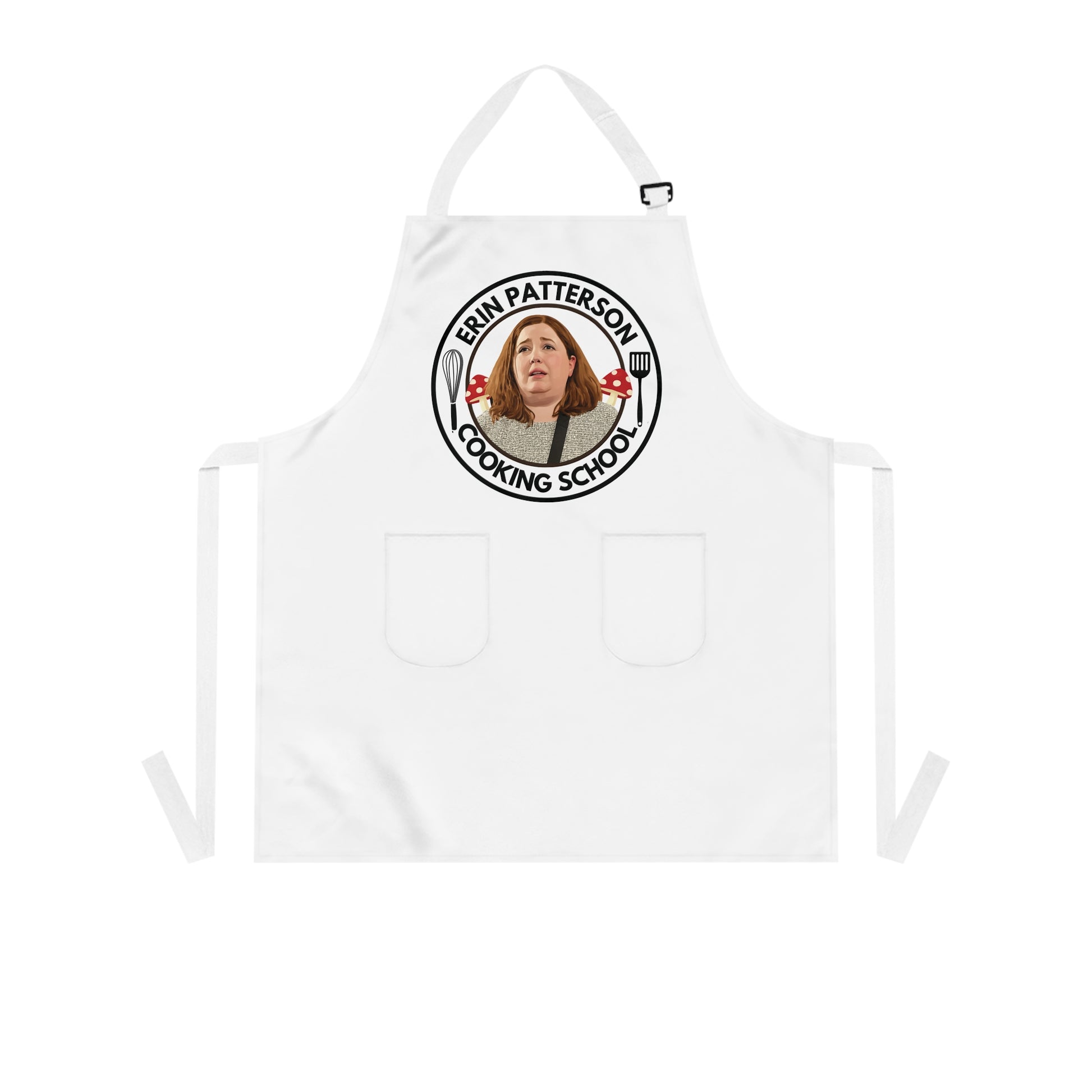 Erin Patterson Cooking School apron with chef-style pockets