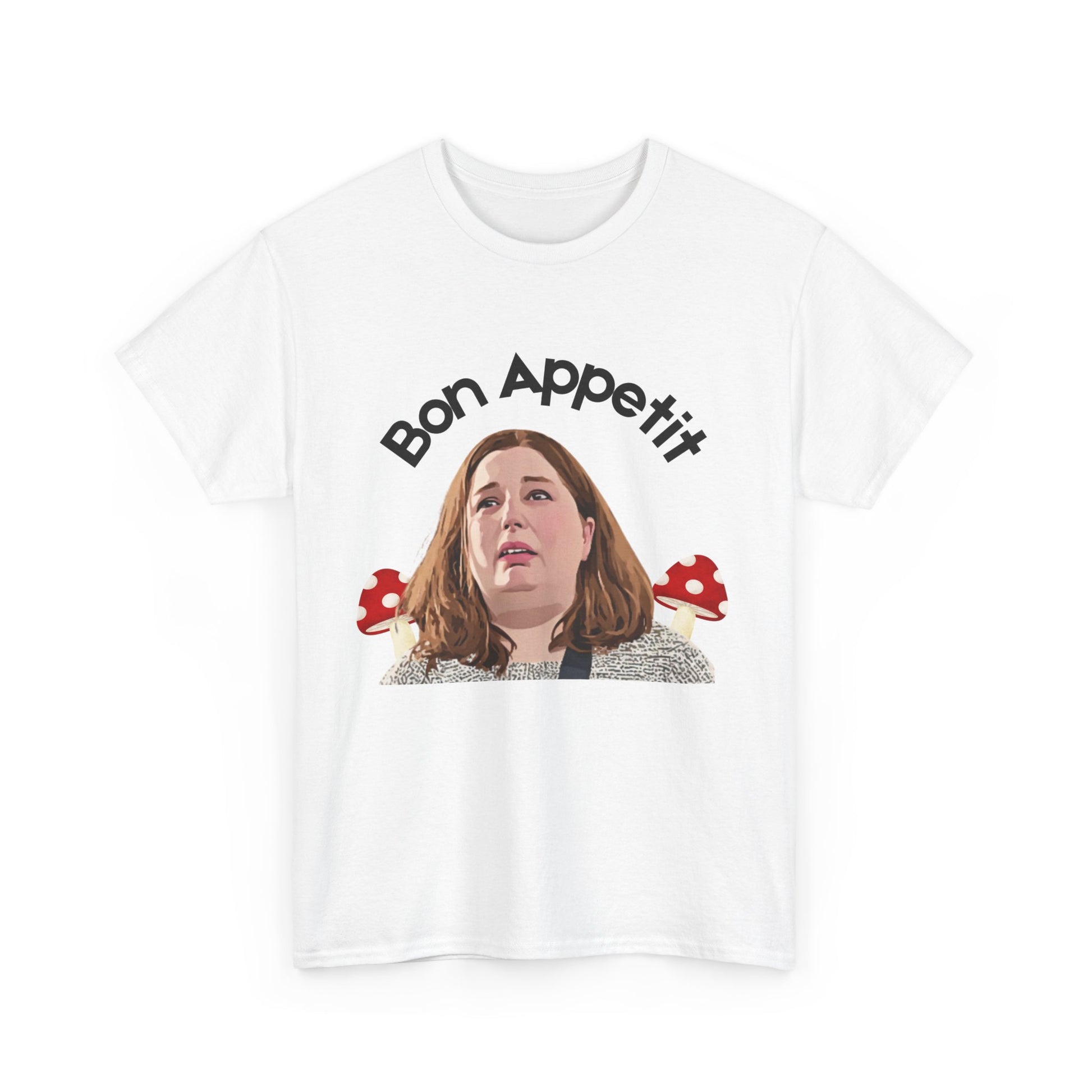 Satirical Bon Appétit shirt inspired by death cap mushroom case