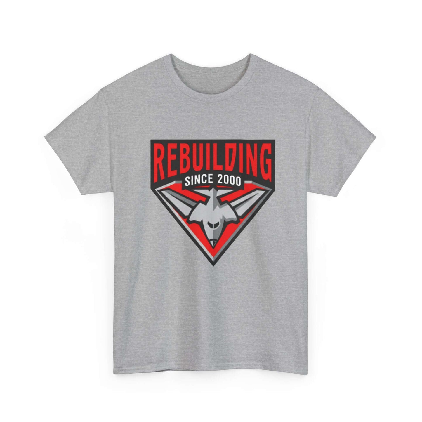 AFL parody t-shirt Essendon Bombers Rebuilding Since 2000 joke design