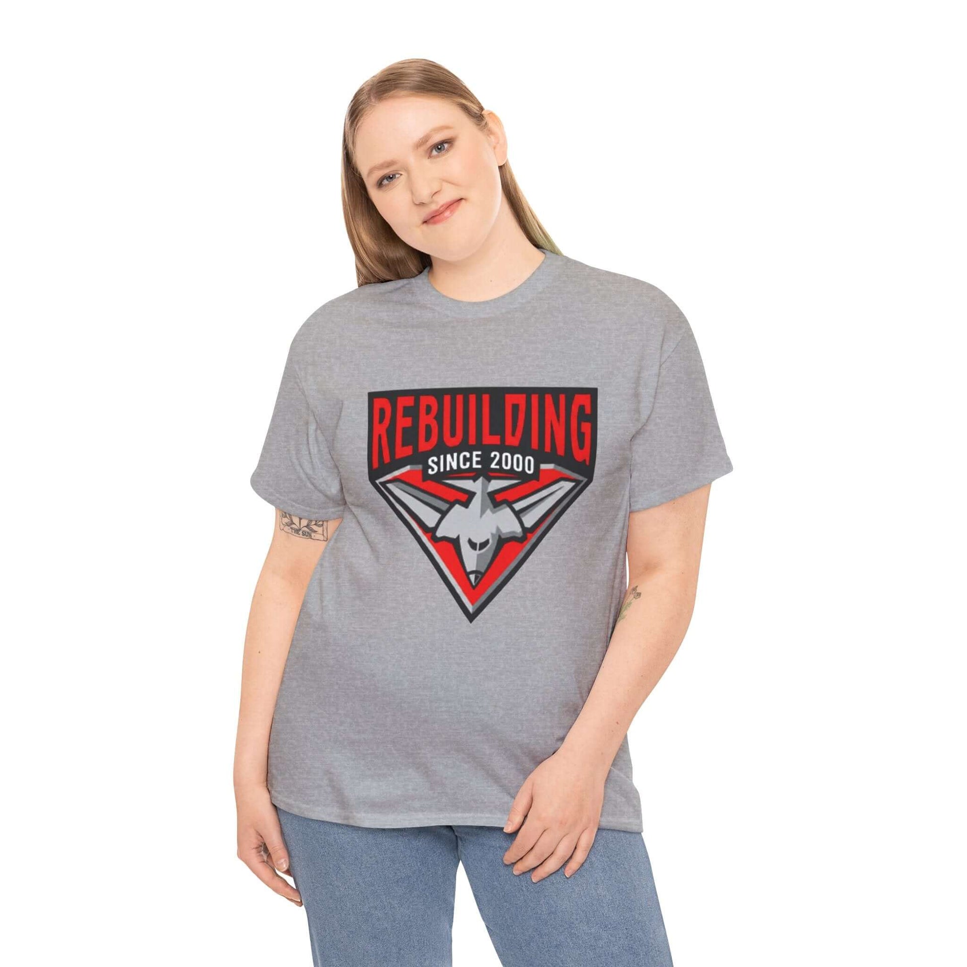 Essendon fan humour t-shirt about long term rebuild AFL joke gift