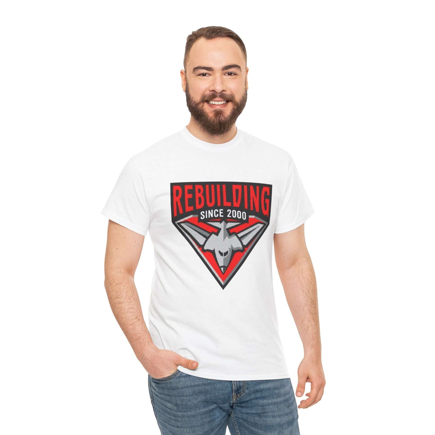 AFL fan gift Essendon Bombers rebuild humour slogan t-shirt