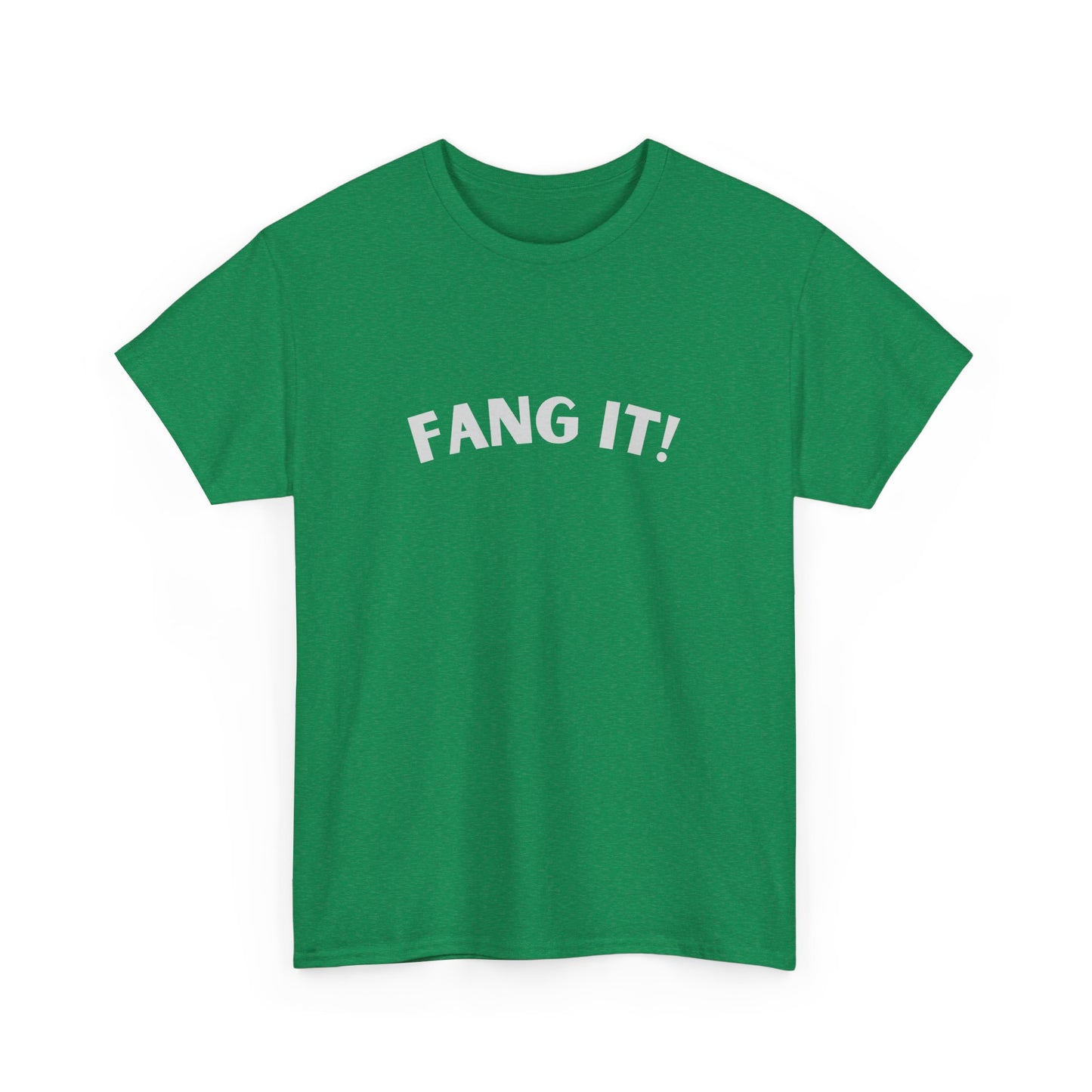 Laid-back Australian slang t-shirt with fun "Fang It!" print