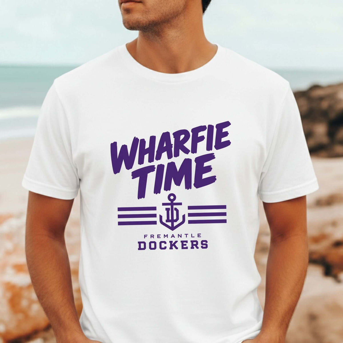Fremantle Dockers Wharfie Time T-Shirt for Freo fans