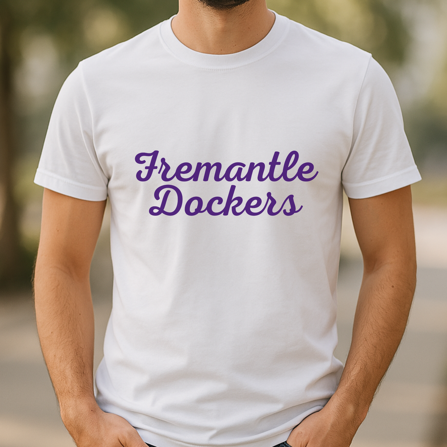 Fremantle Dockers team colours supporter t-shirt for game day