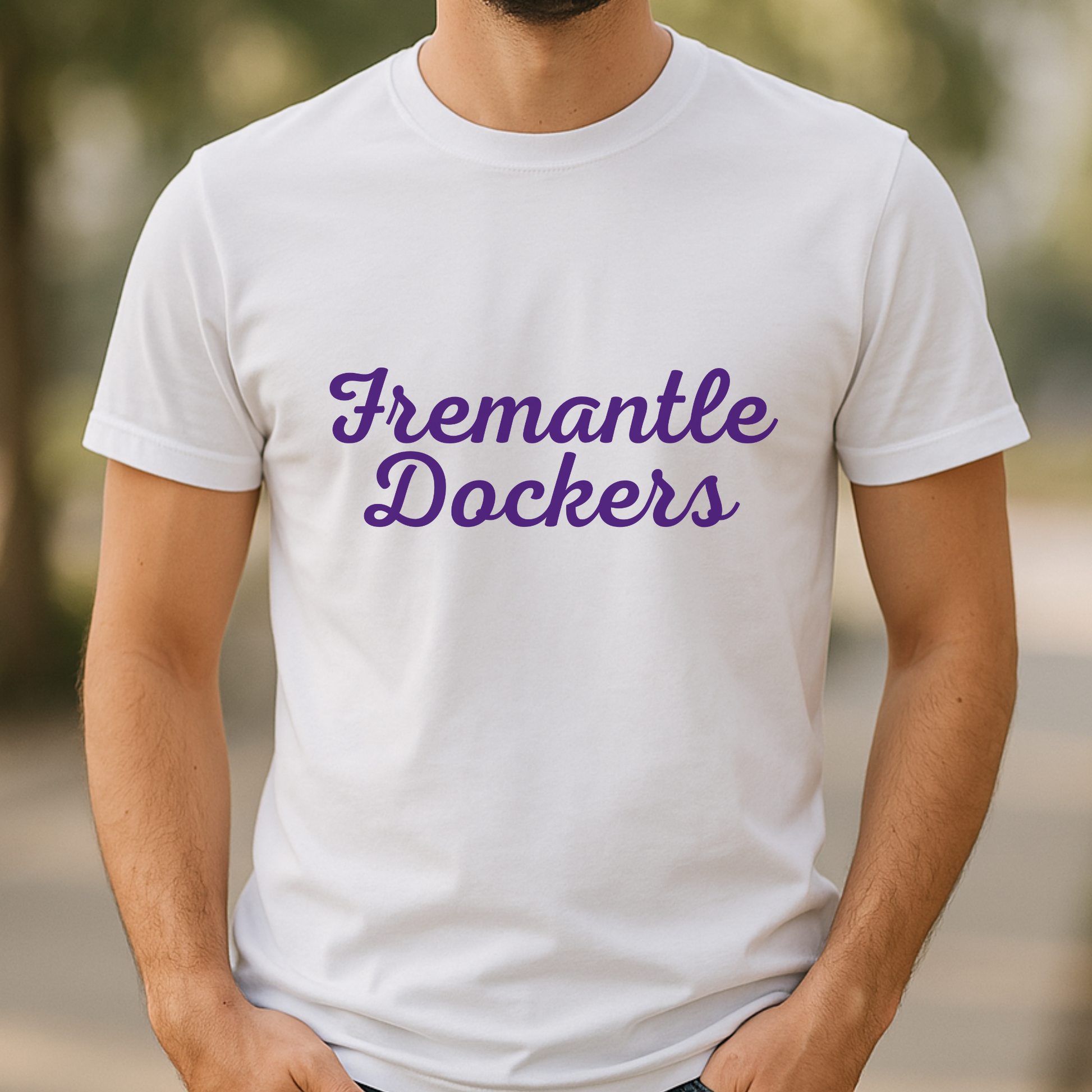 Fremantle Dockers team colours supporter t-shirt for game day