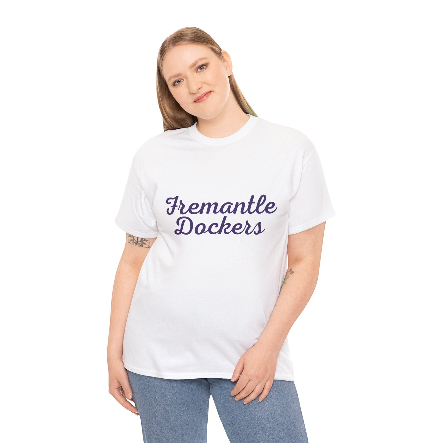 AFL Fremantle Dockers supporter tee for stadium wear