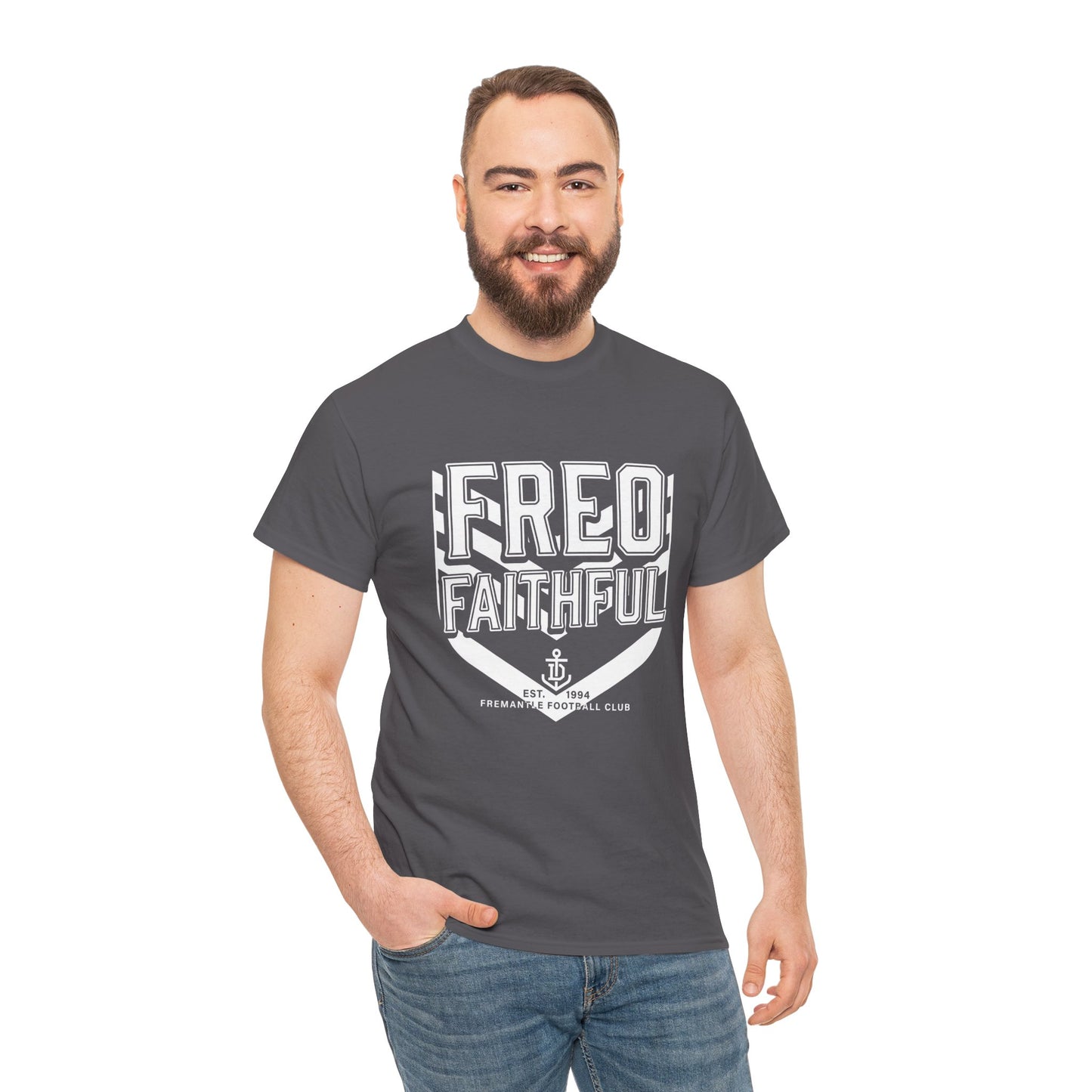 Fremantle Dockers Supporter AFL Fan Tee | Freo Faithful T-Shirt