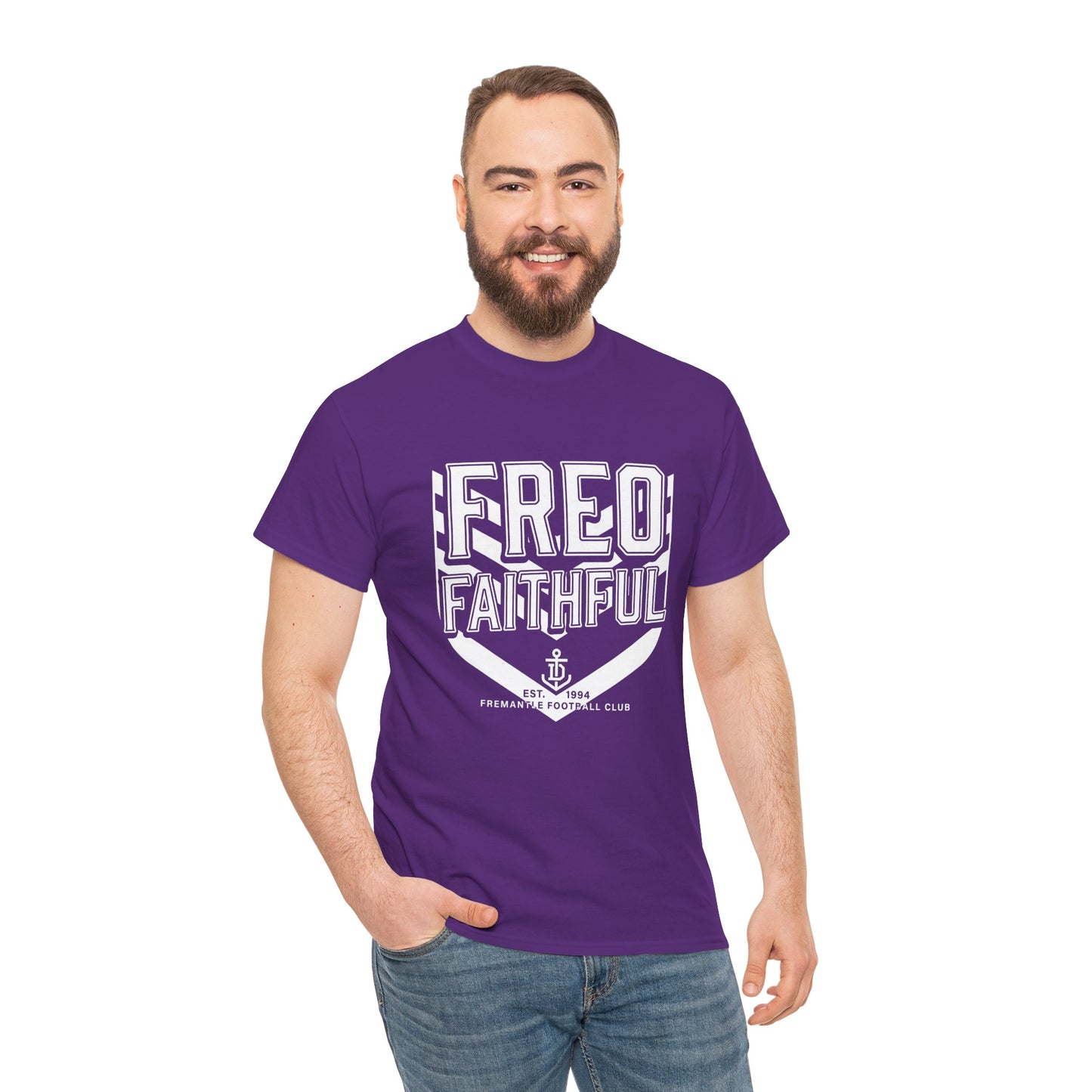 Fremantle Dockers Supporter AFL Fan Tee | Freo Faithful T-Shirt