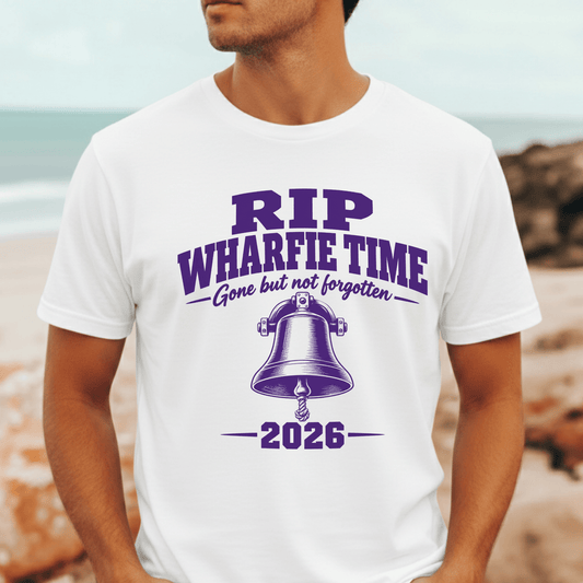 Fremantle Dockers RIP Wharfie Time funny Freo fan T-shirt