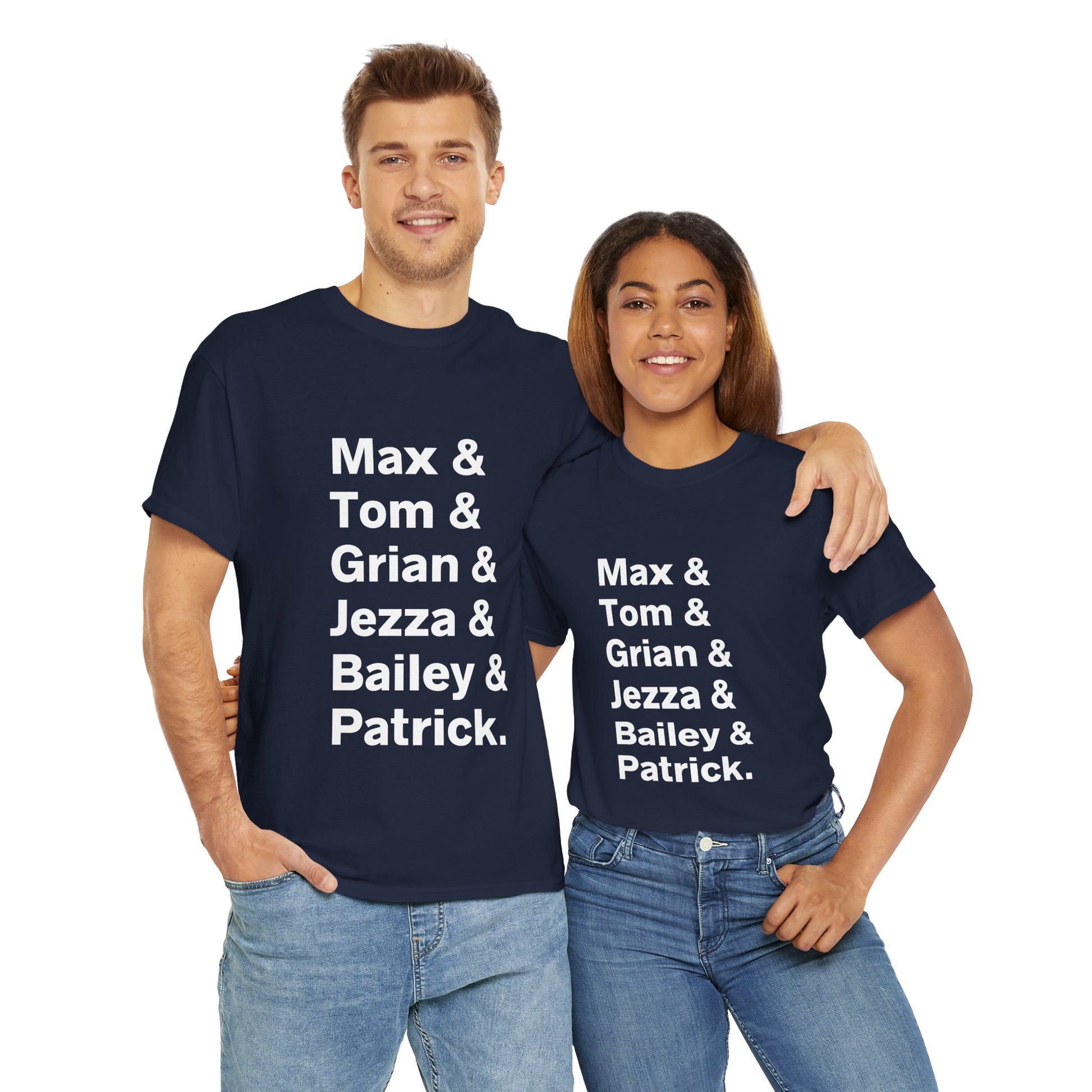 Geelong Cats star players names shirt Max Tom Grian Jezza Bailey Patrick