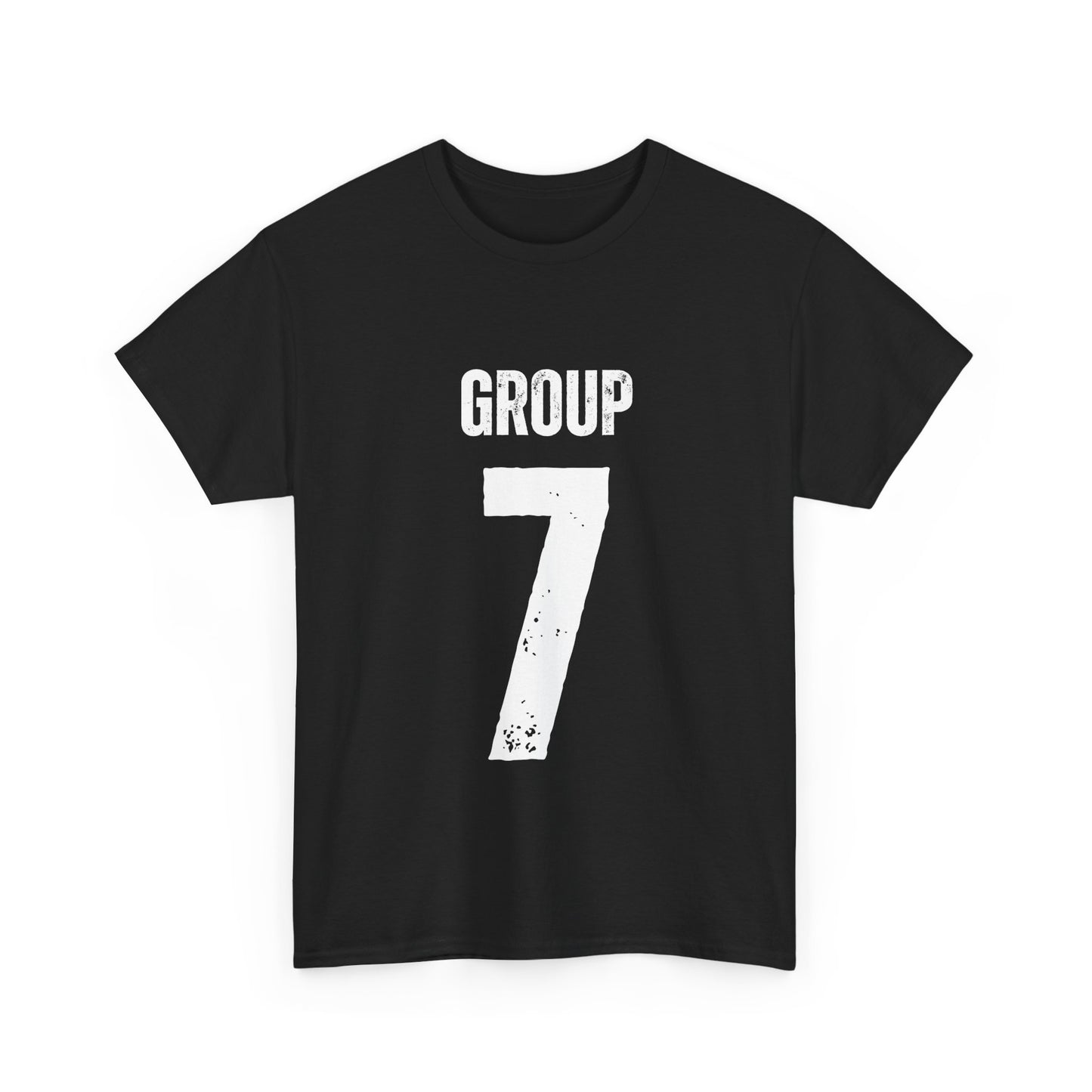 Group 7 TikTok trend t-shirt inspired by viral community joke