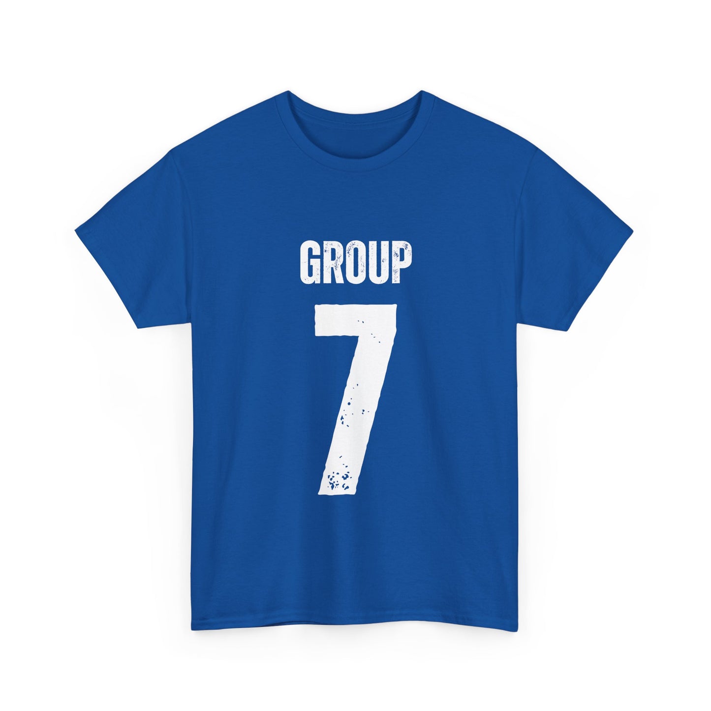 Group 7 shirt celebrating the TikTok algorithm hack moment