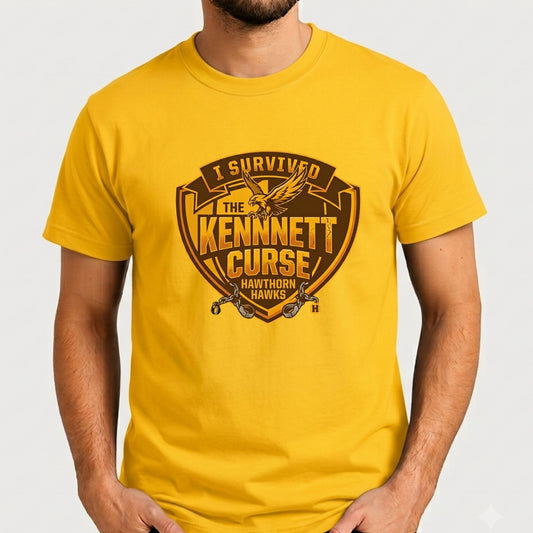 I Survived The Kennett Curse Hawthorn Hawks supporter T-shirt