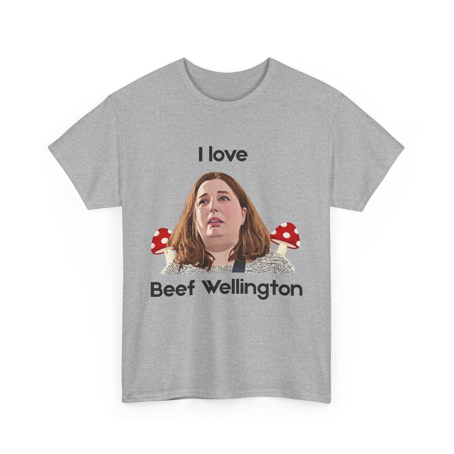 Dark humour t-shirt featuring Erin Patterson and Beef Wellington
