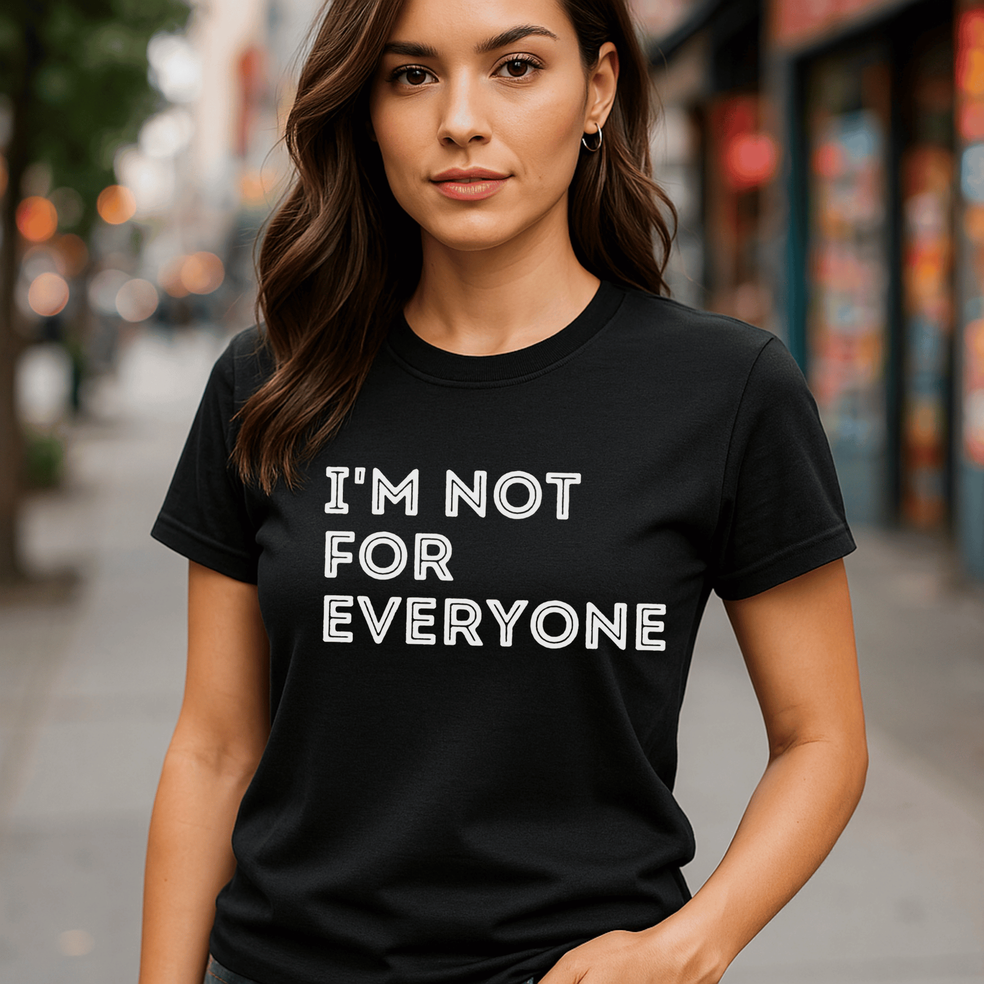I'm Not For Everyone T-Shirt – funny statement tee, perfect humorous gift for friends or family, unisex casual shirt available in Australia
