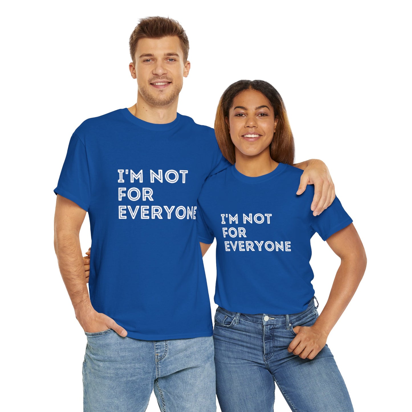 Funny statement tee – ideal birthday or Christmas gift for someone who stands out