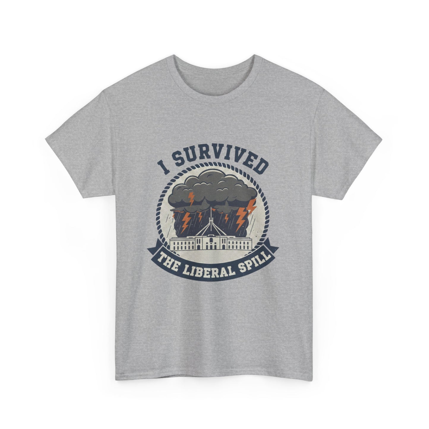Political humour t-shirt referencing Australian leadership challenges