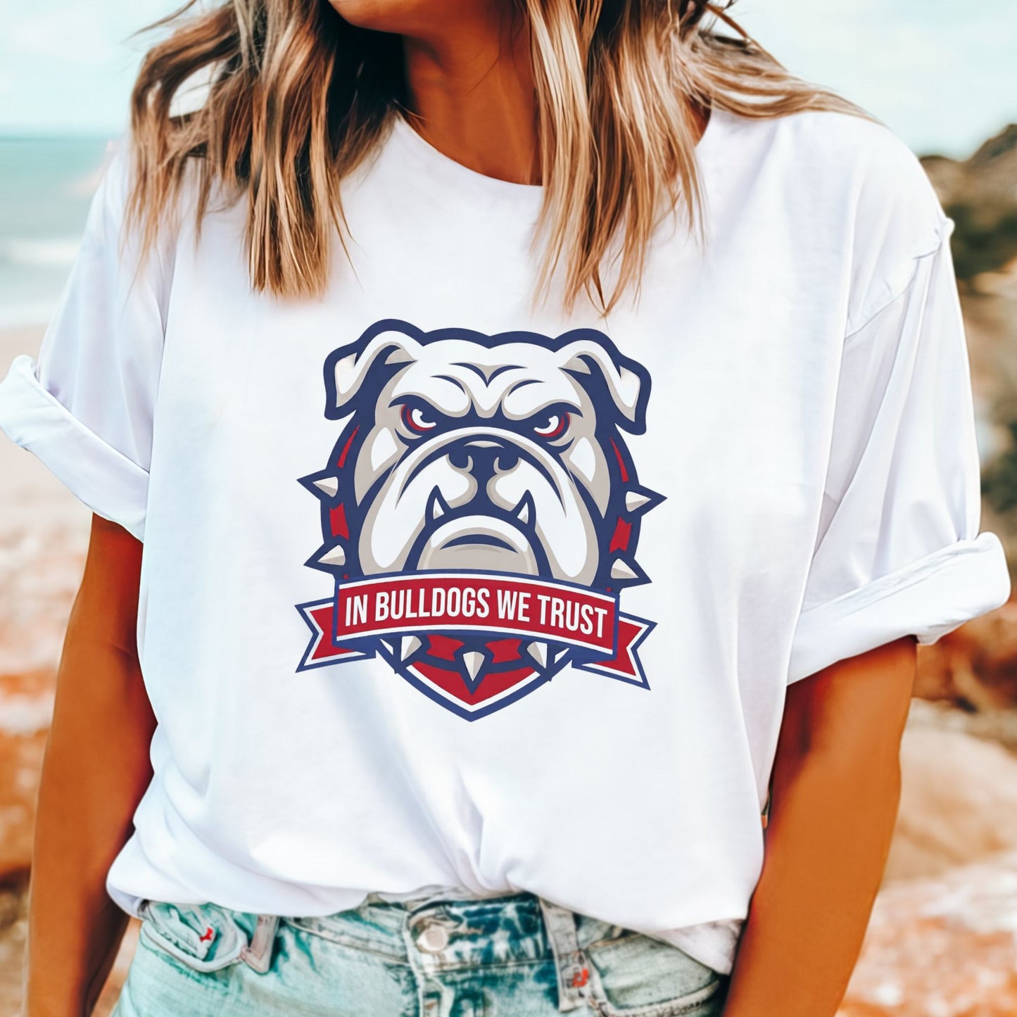 Western Bulldogs T-Shirt - "In Bulldogs We Trust" Team Tee
