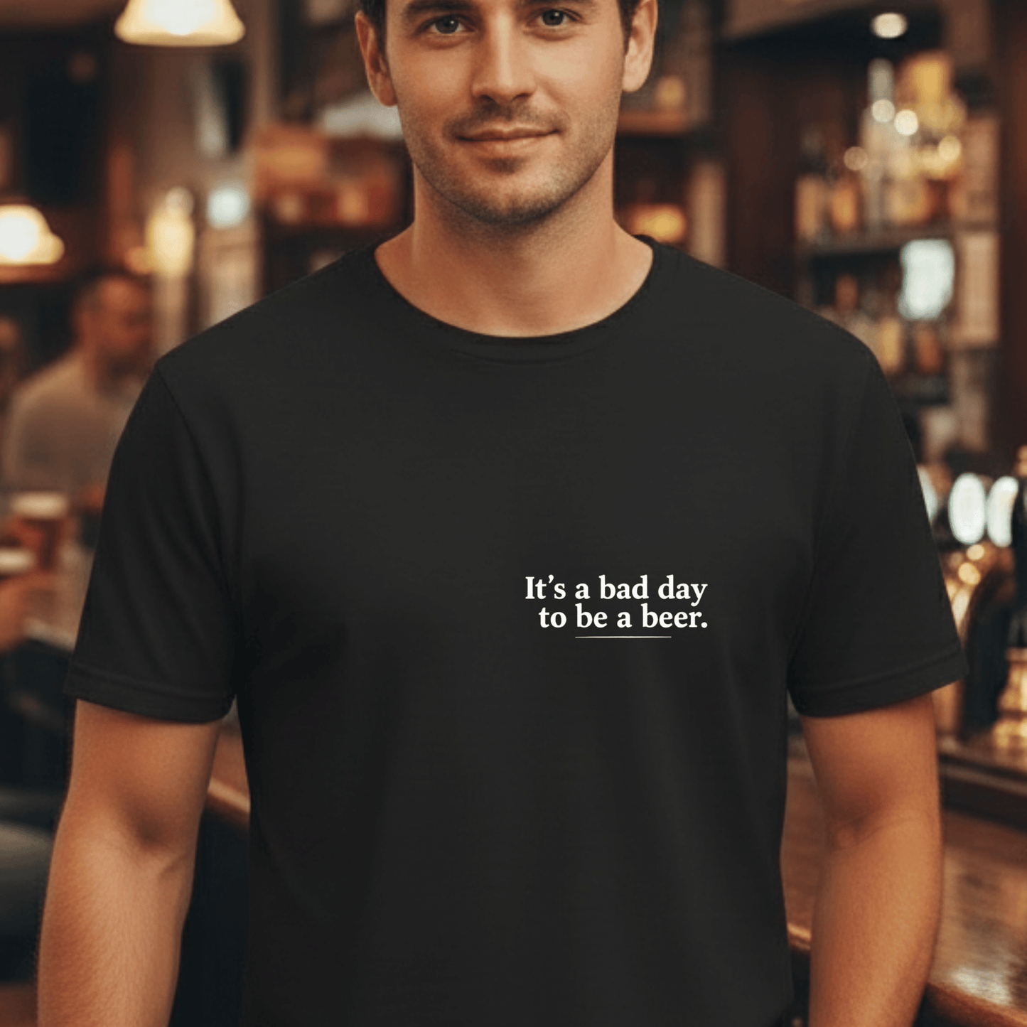 It’s a Bad Day to Be a Beer Aussie drinking humour t-shirt for pubs and BBQs