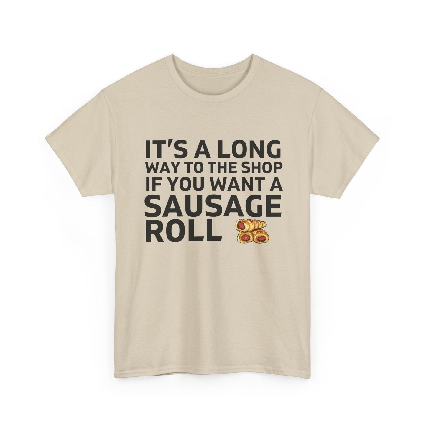AC/DC parody tee for lovers of sausage rolls and Aussie rock