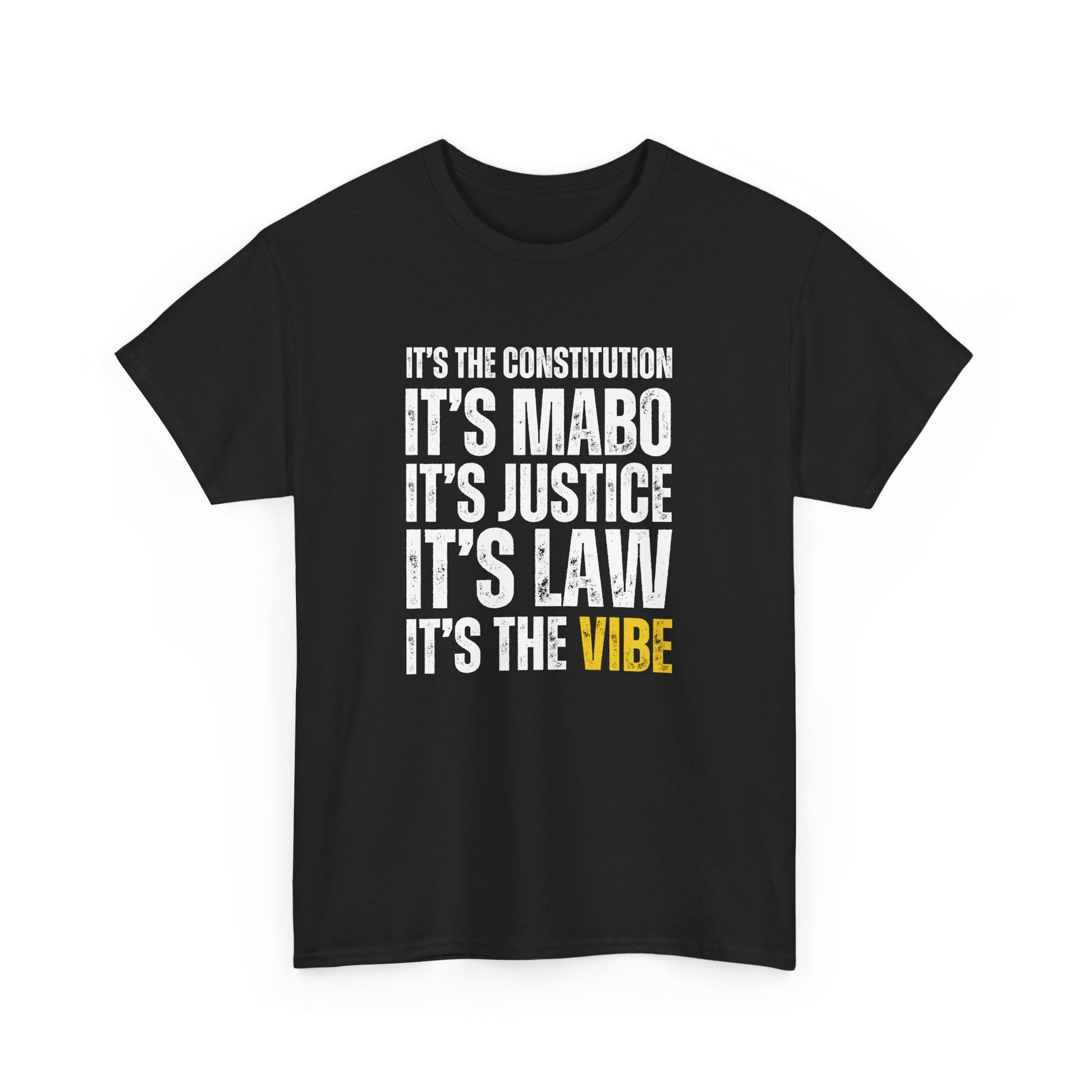 "It's the Vibe" t-shirt inspired by the famous line from The Castle referencing the Mabo decision.