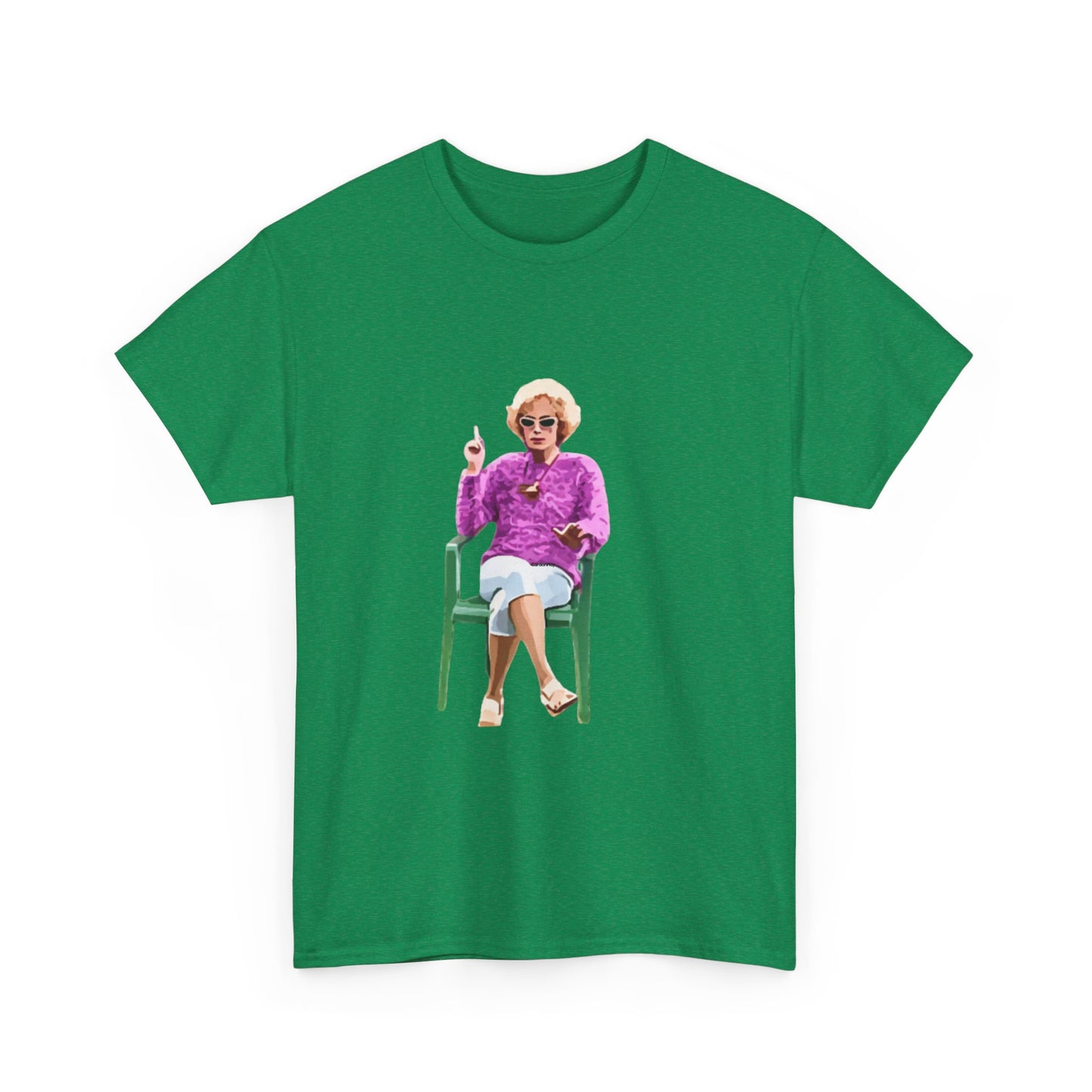 Kath Day Knight smoking cartoon tee – Australian comedy fan gift