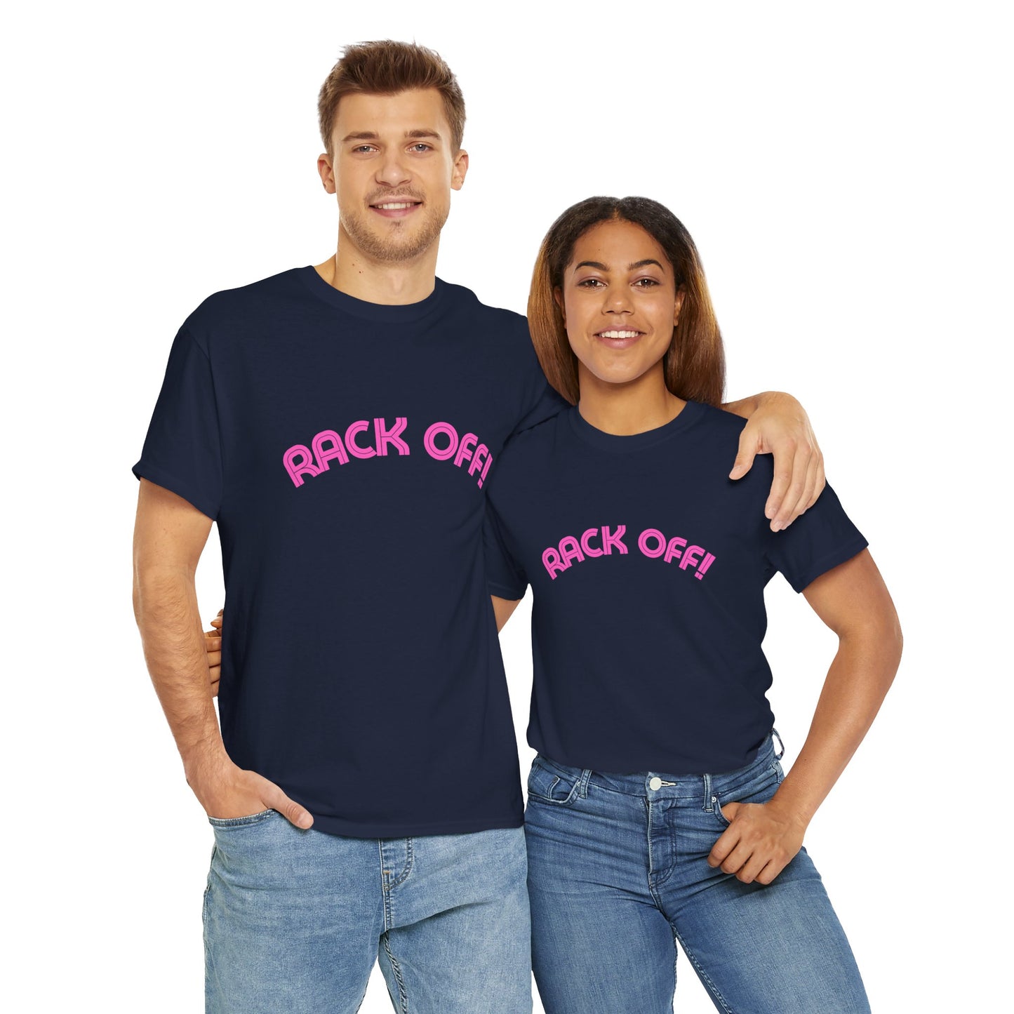 Classic Aussie Rack Off t-shirt with strong bold font