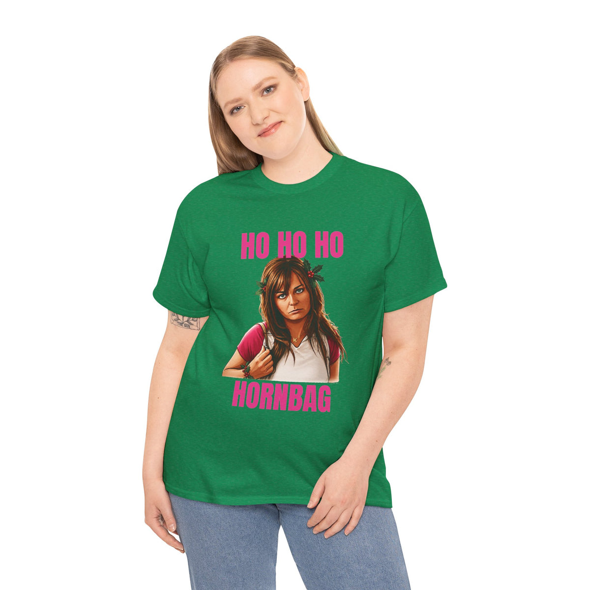 Kath & Kim Christmas T-Shirt – Ho Ho Ho Hornbag