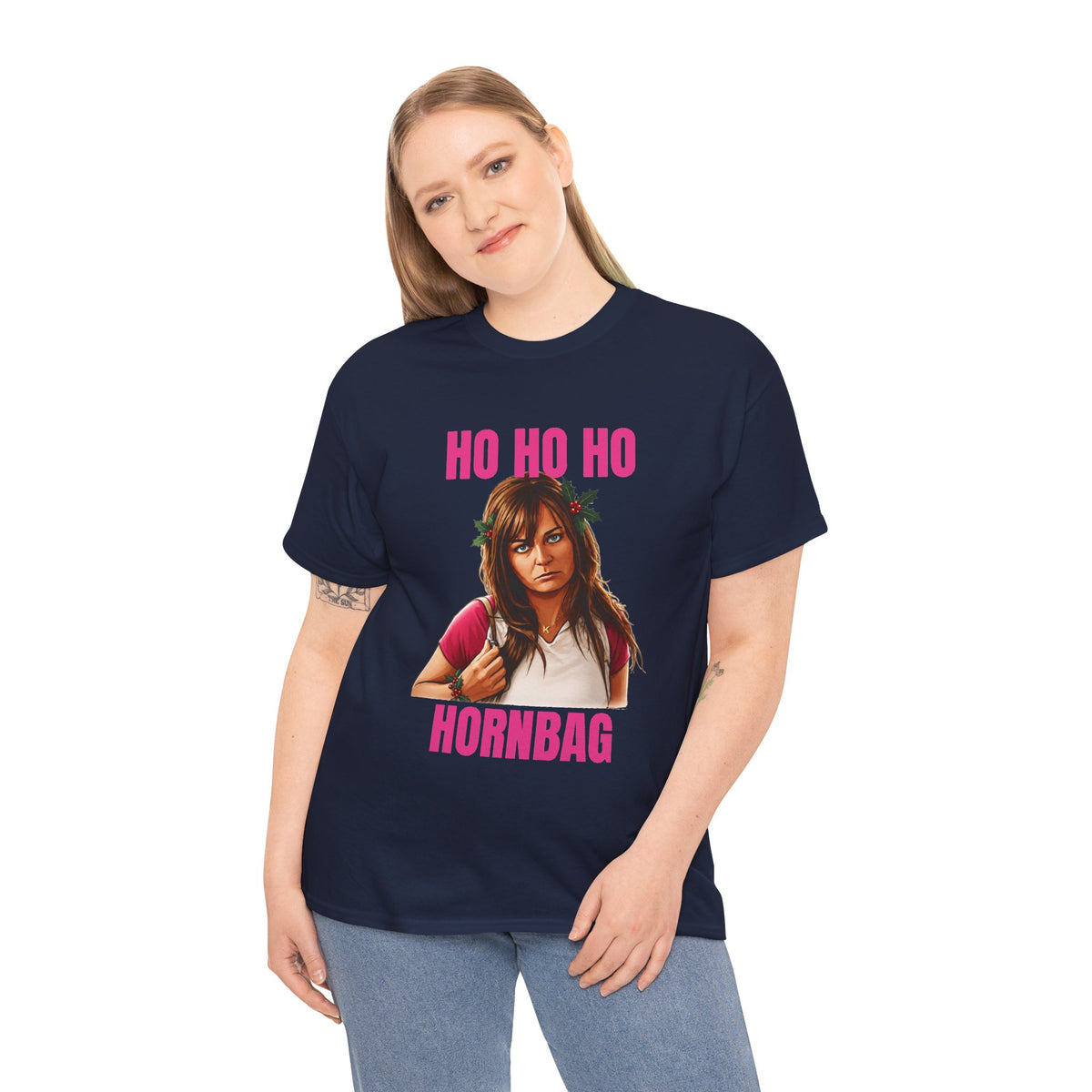 Kath & Kim Christmas T-Shirt – Ho Ho Ho Hornbag