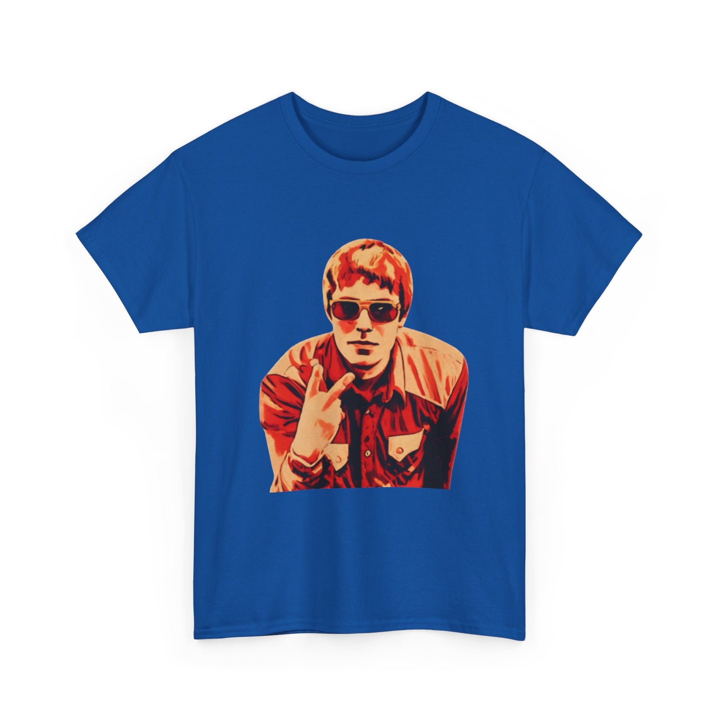 Rock and roll Liam Gallagher middle finger shirt