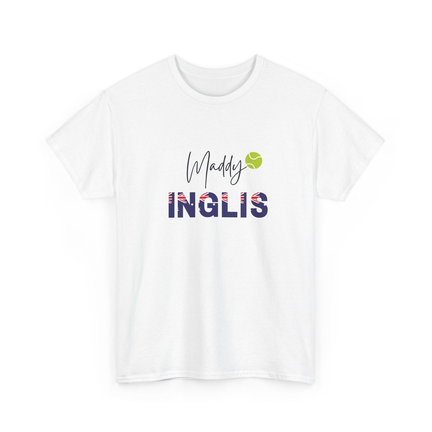 Australian tennis fan t-shirt featuring Maddison Inglis, rising star of women’s tennis