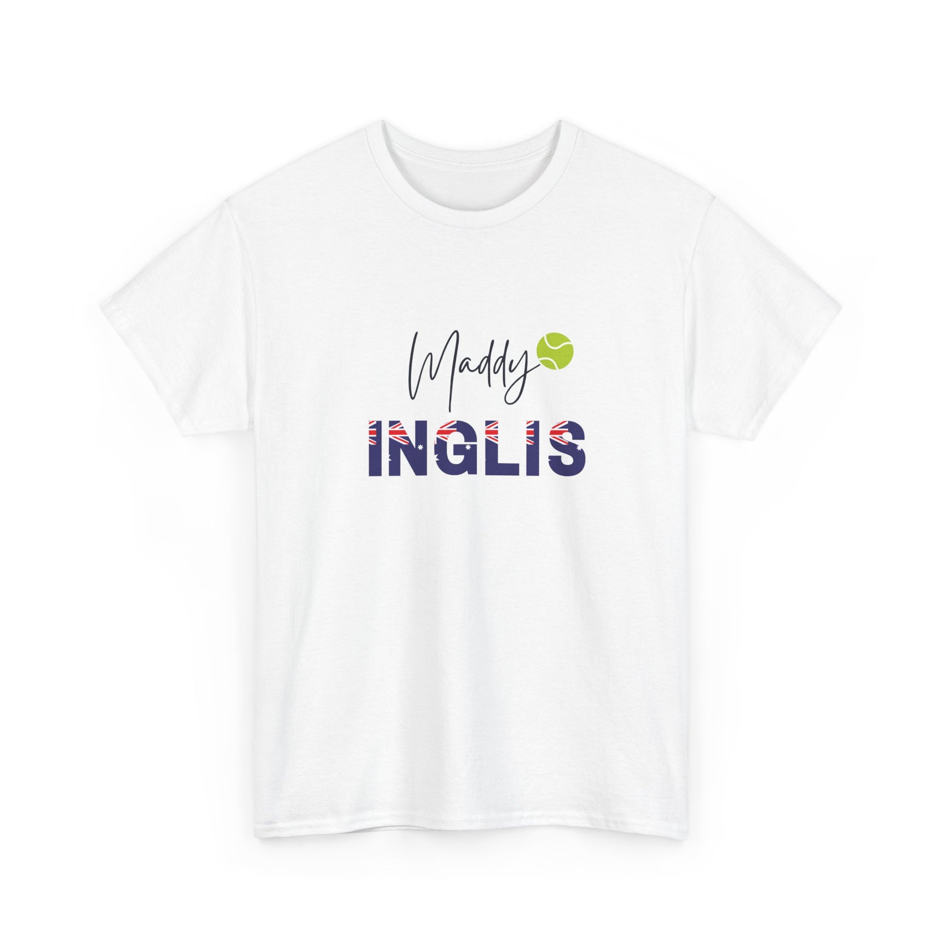 Australian tennis fan t-shirt featuring Maddison Inglis, rising star of women’s tennis