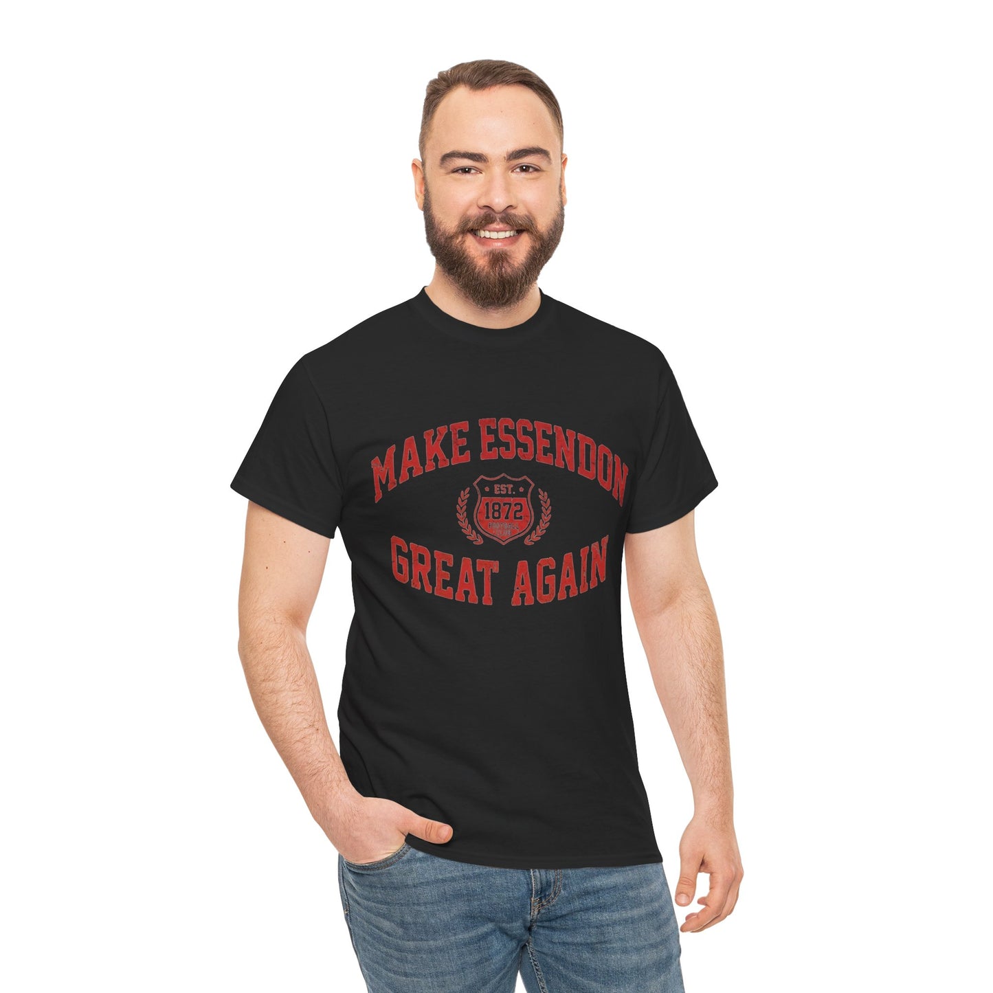 Make Essendon Great Again T-Shirt | Funny Essendon Bombers AFL Supporter Tee