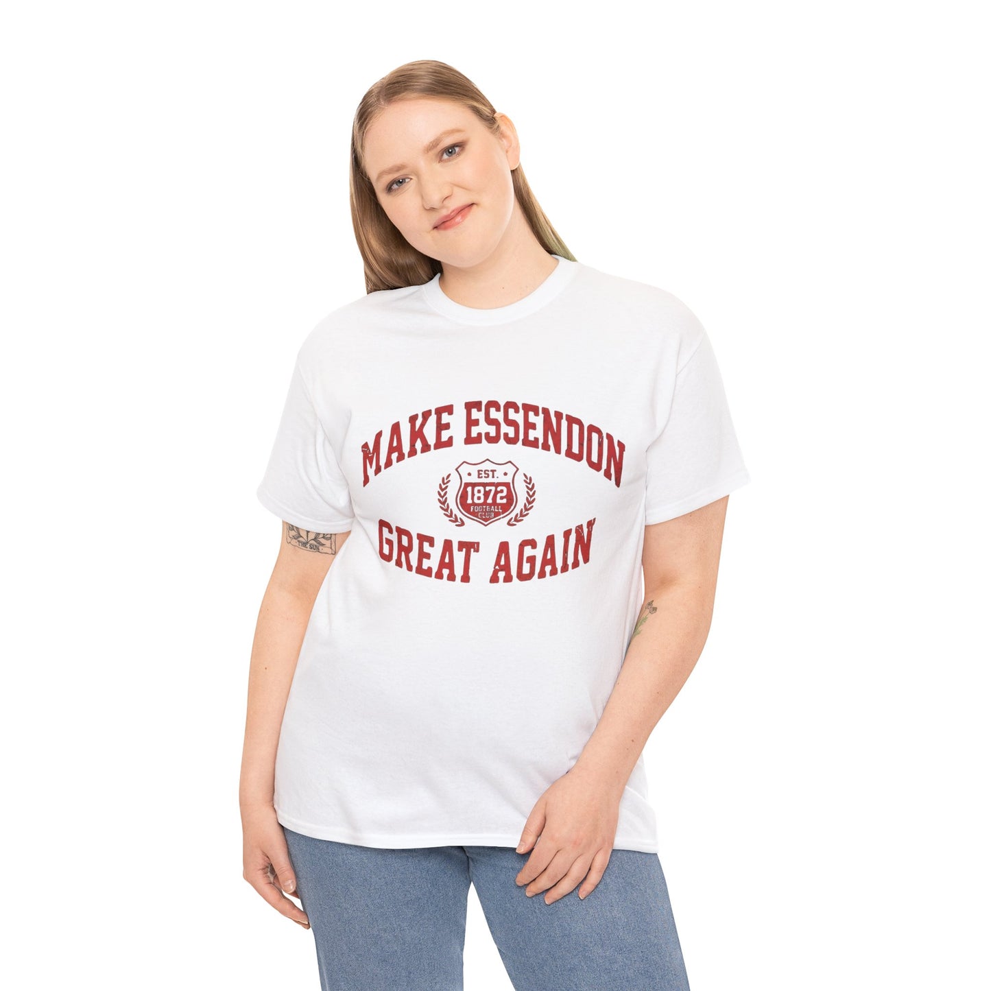 Make Essendon Great Again T-Shirt | Funny Essendon Bombers AFL Supporter Tee