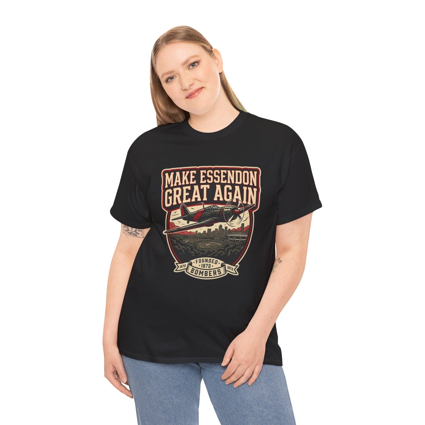 Make Essendon Great Again T-Shirt | Funny Bombers AFL Fan Tee