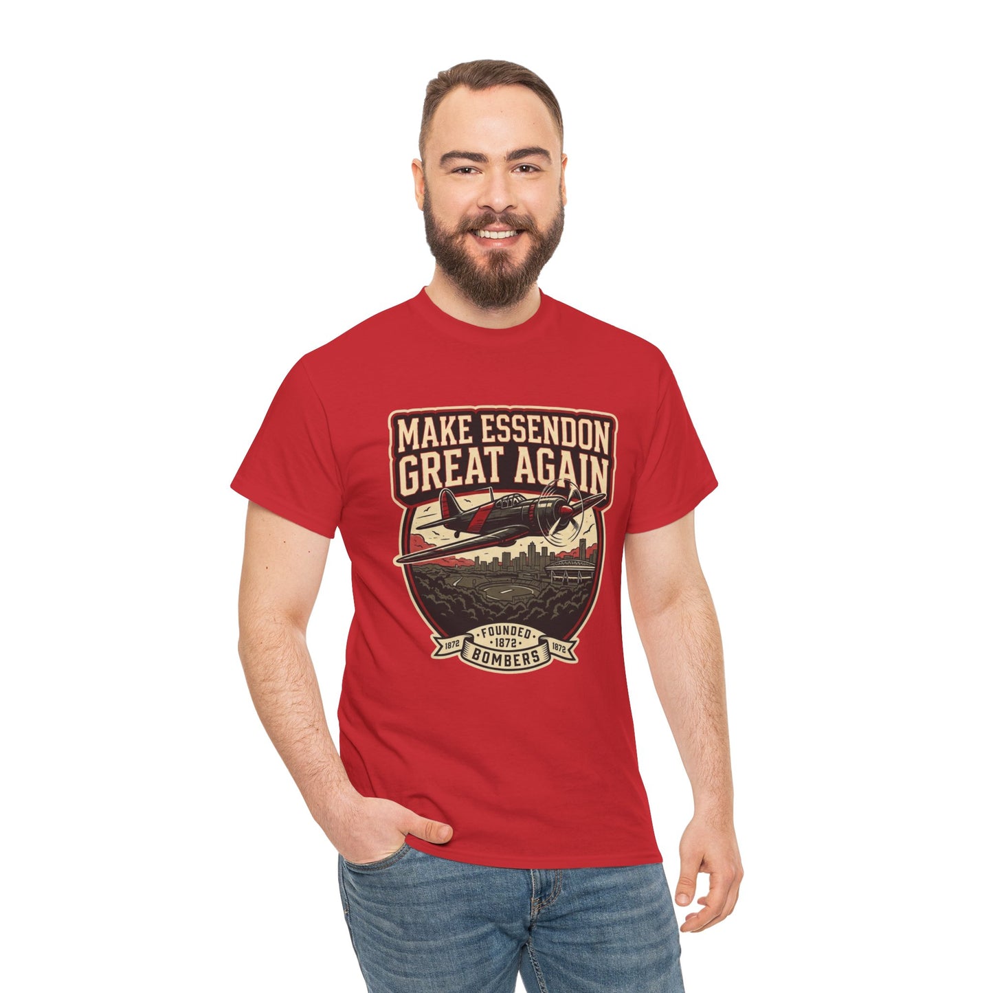 Make Essendon Great Again T-Shirt | Funny Bombers AFL Fan Tee