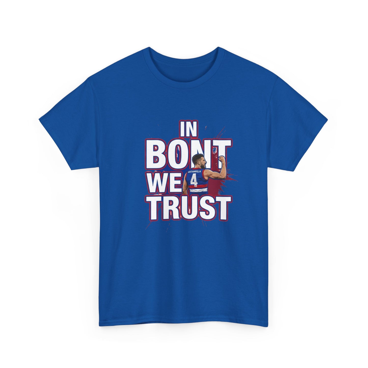 Western Bulldogs Fan T-shirt - "In Bont We Trust" Premium Graphic Tee