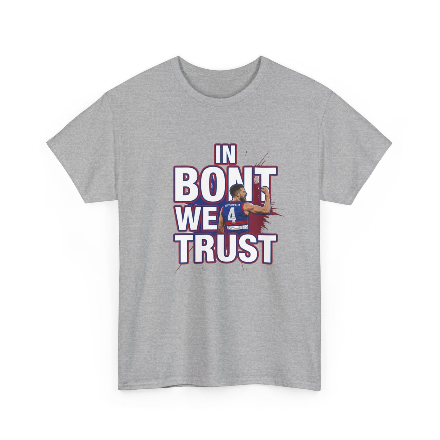 Western Bulldogs Fan T-shirt - "In Bont We Trust" Premium Graphic Tee