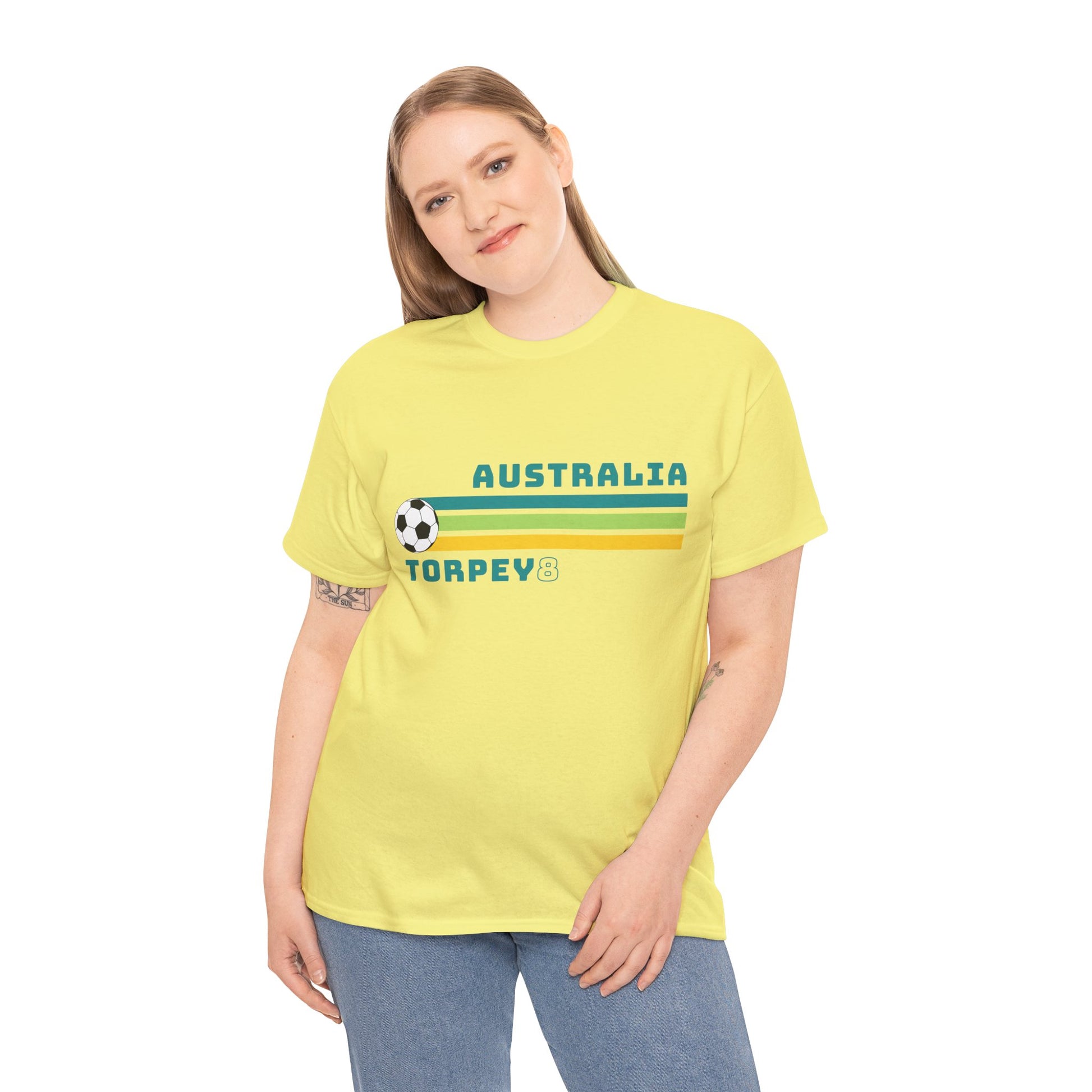 AFC Women’s Asian Cup Australia shirt Kaitlyn Torpey retro graphic tee