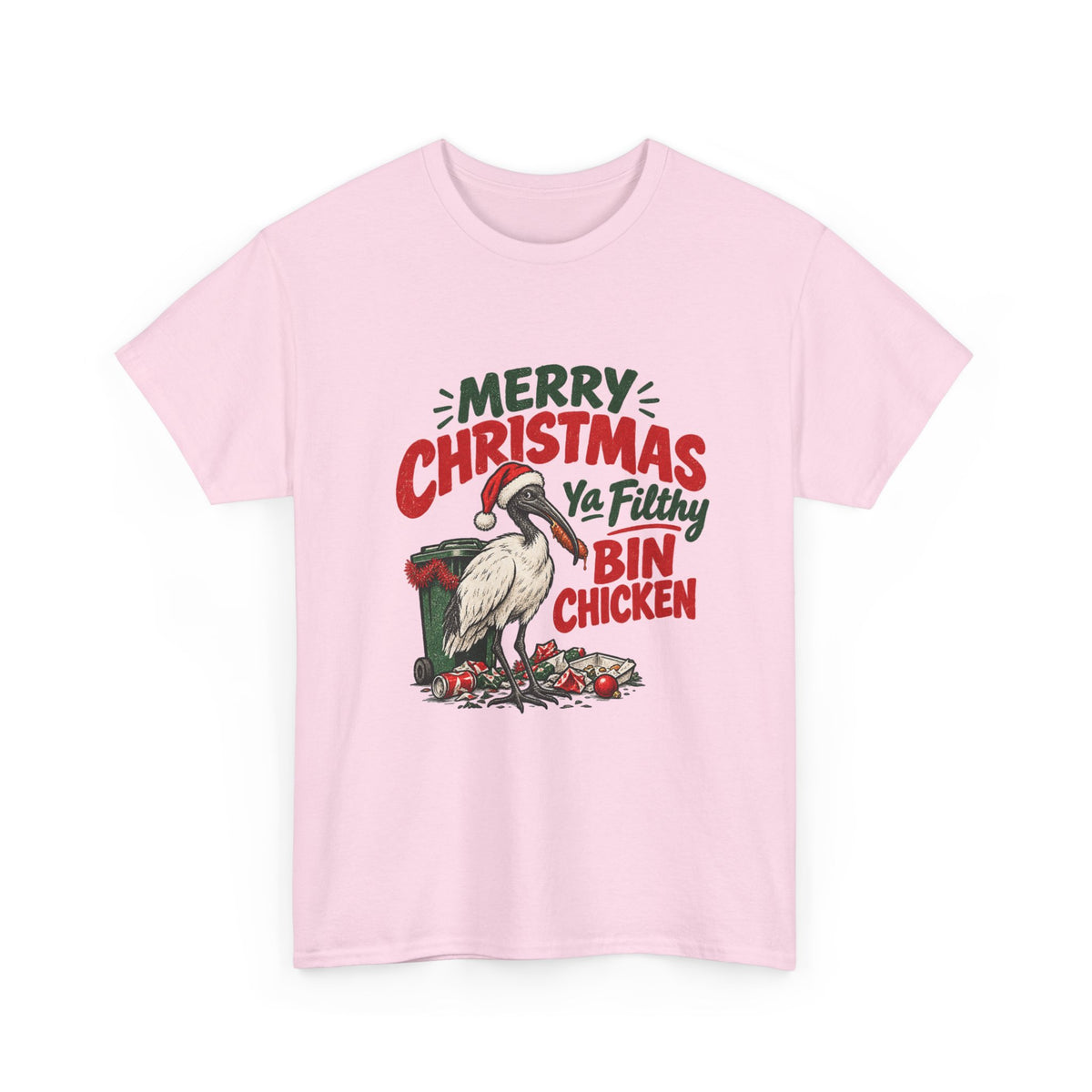 Merry Christmas Ya Filthy Bin Chicken T-Shirt