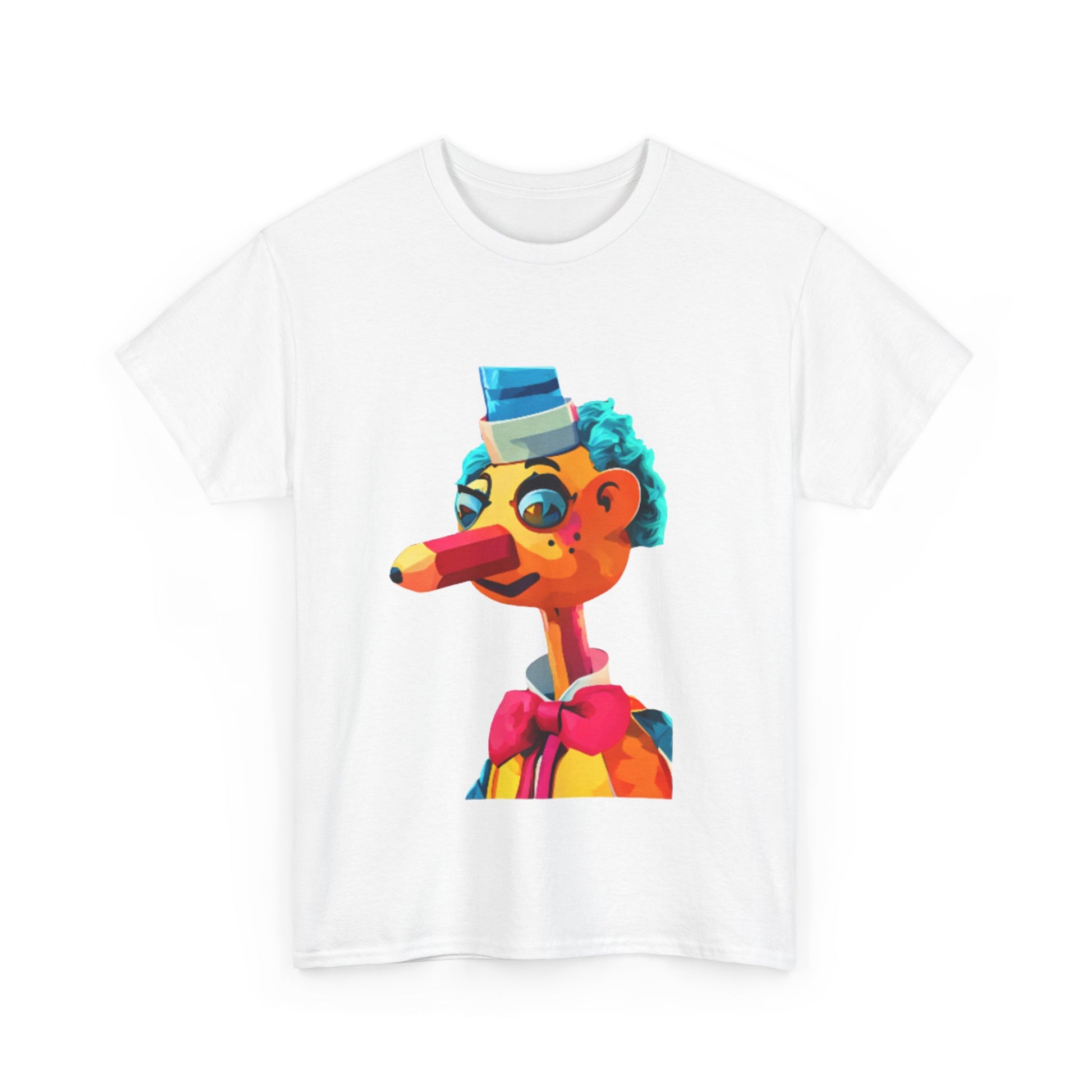 Mr. Squiggle graphic shirt for school fairs or retro costume days