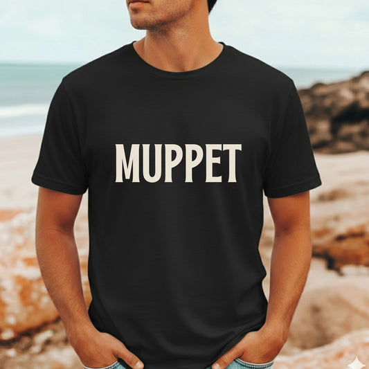 Funny Aussie “Muppet” insult t-shirt