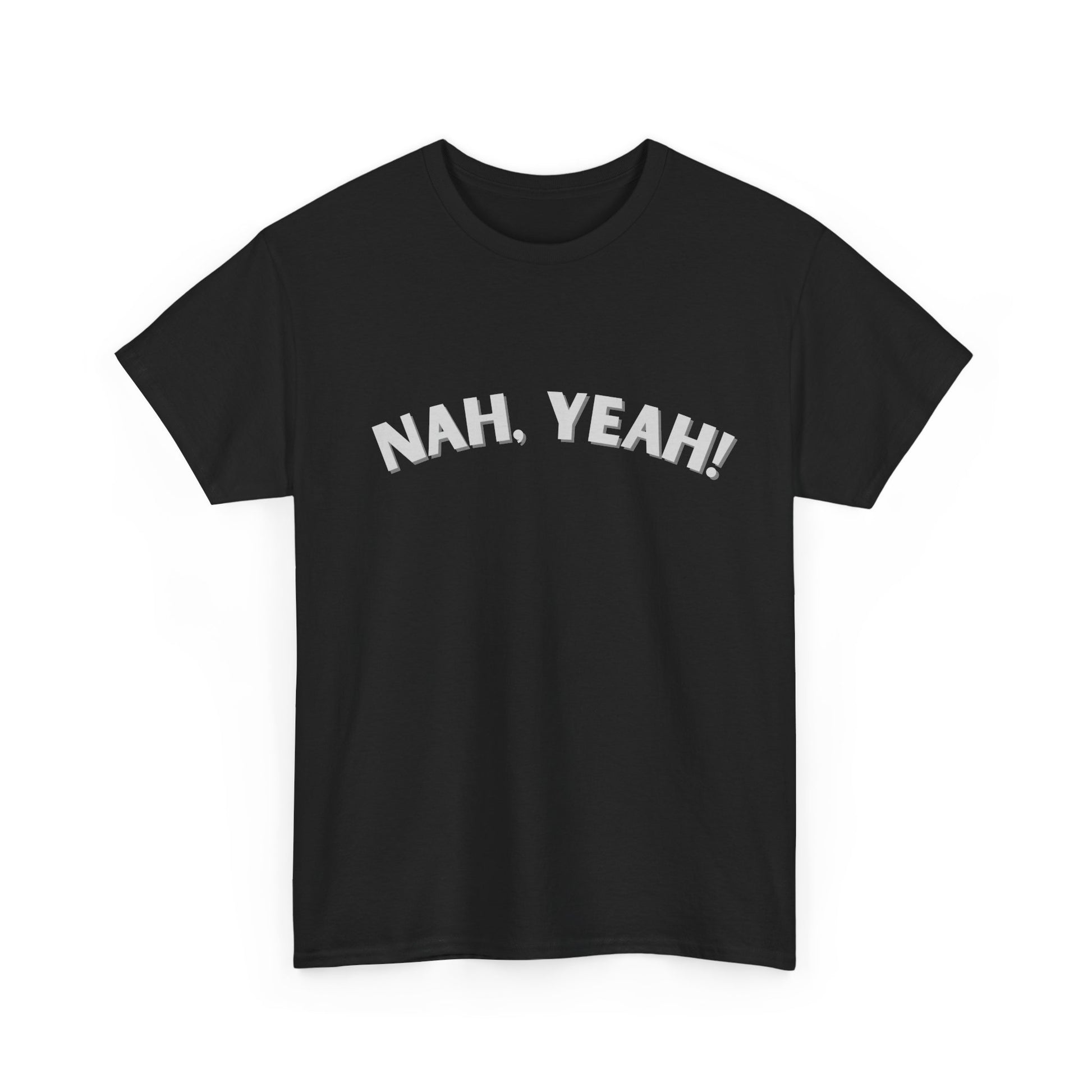 Nah, Yeah! Aussie slang t-shirt for backyard BBQs and pub banter