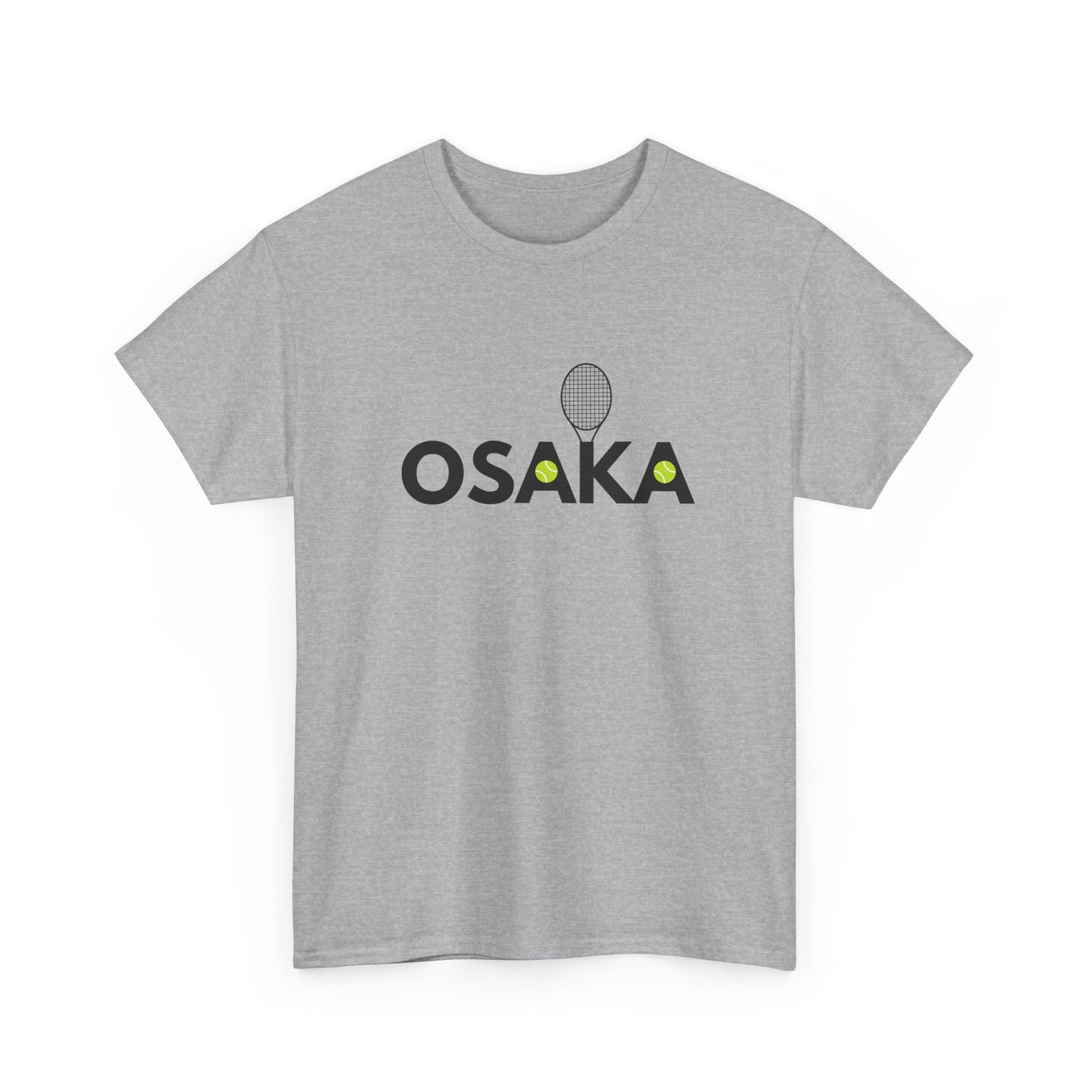 Women’s tennis fan t-shirt featuring Osaka lettering