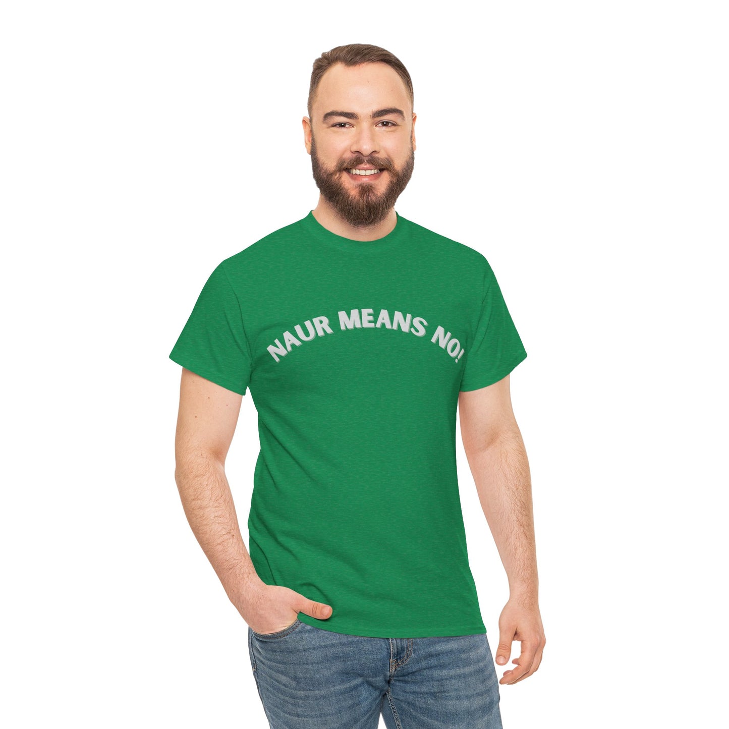 Australia souvenir t-shirt with funny Naur Means No phrase