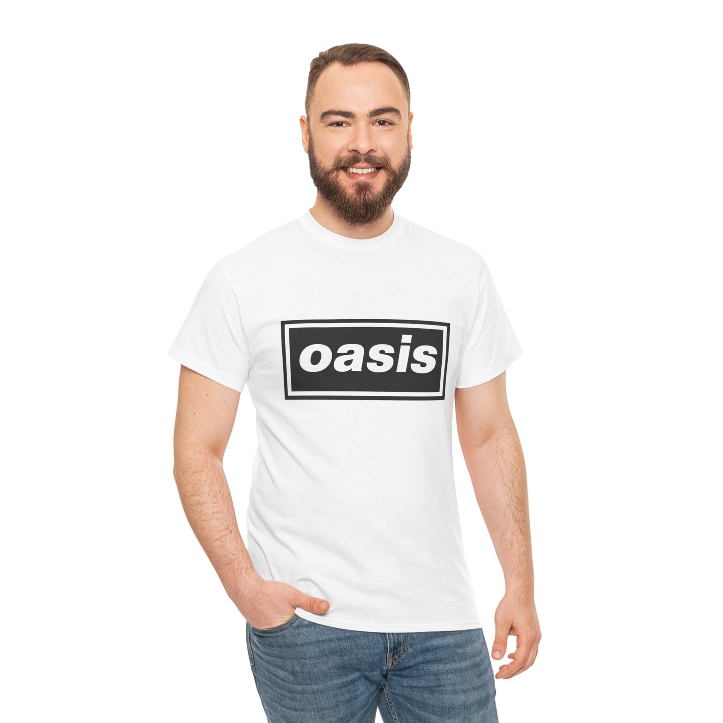 Oasis tribute t-shirt ideal for concerts, festivals and pubs