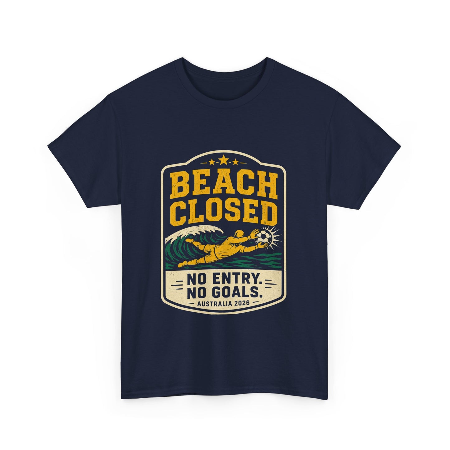 Patrick Beach Socceroos World Cup Goalkeeper Tee | Beach Closed T-Shirt