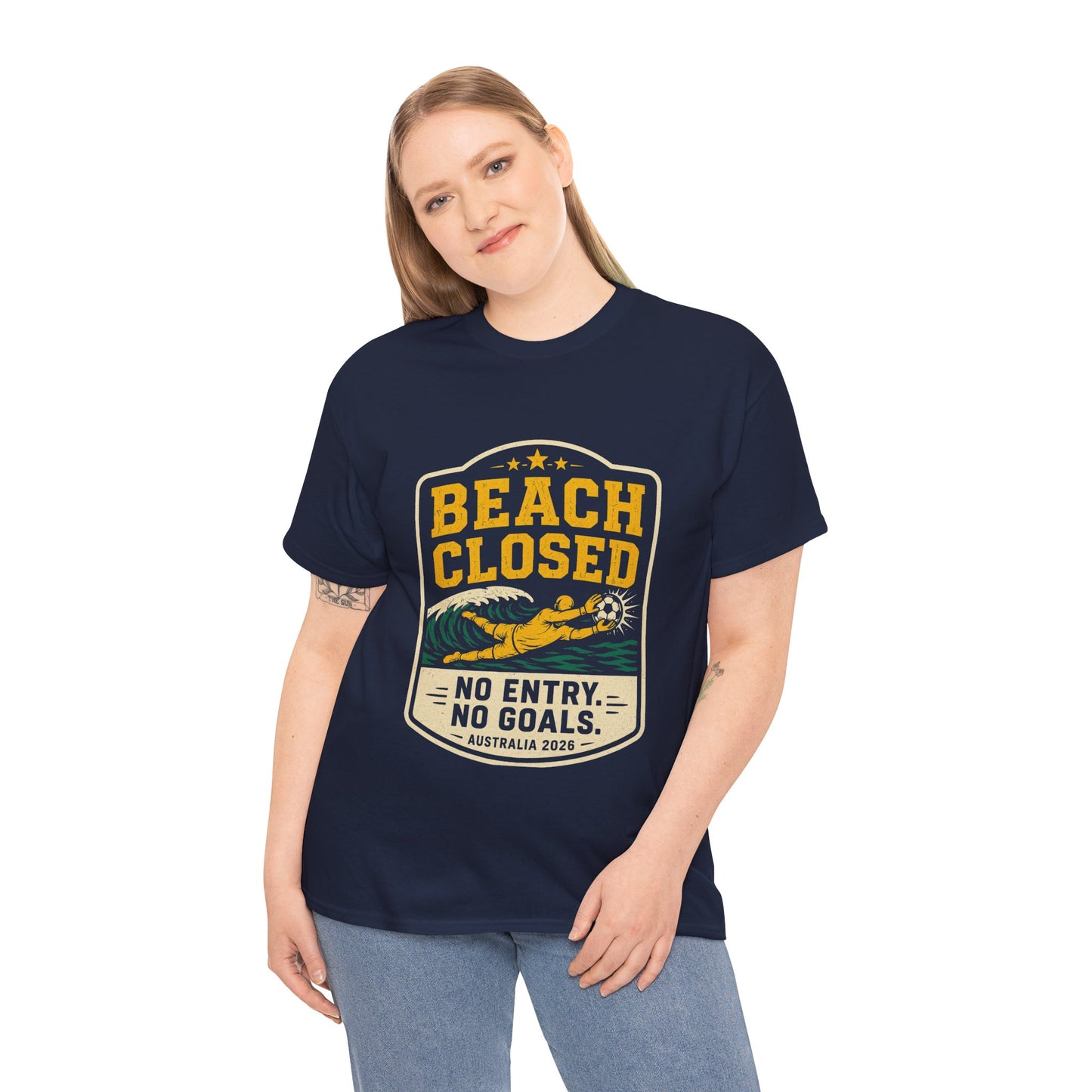 Patrick Beach Socceroos World Cup Goalkeeper Tee | Beach Closed T-Shirt
