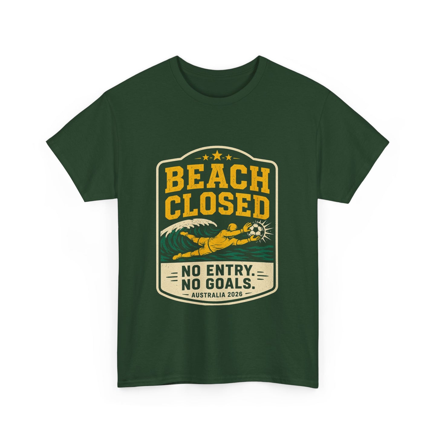 Patrick Beach Socceroos World Cup Goalkeeper Tee | Beach Closed T-Shirt