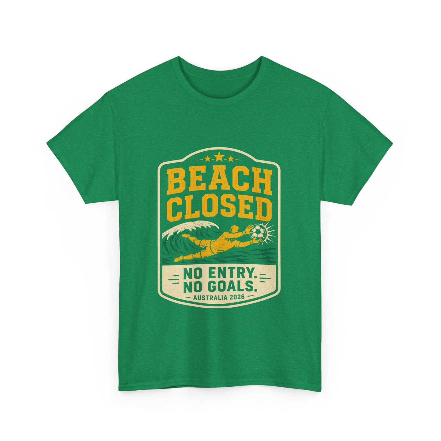 Patrick Beach Socceroos World Cup Goalkeeper Tee | Beach Closed T-Shirt